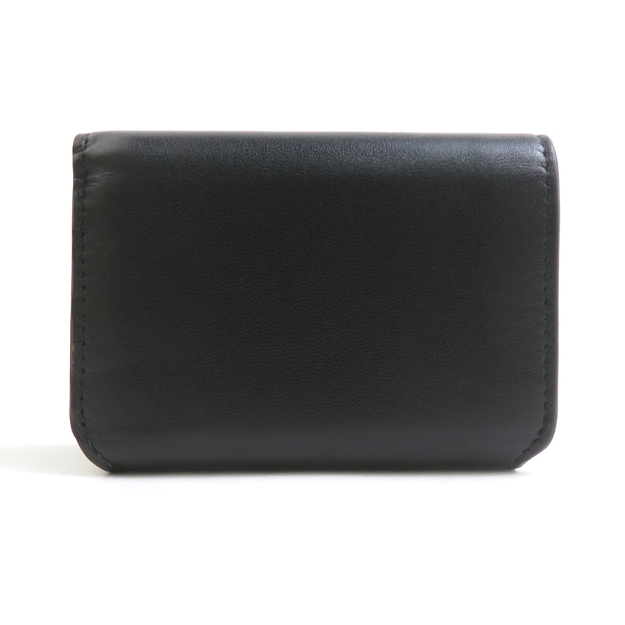 Balenciaga Black Leather Wallet (Tri-Fold) (Pre-Owned)