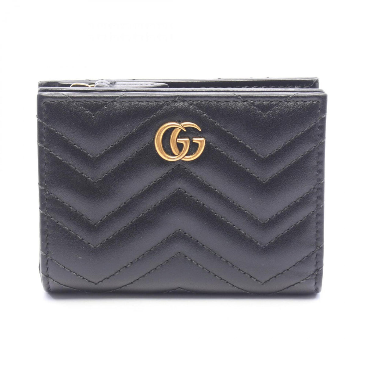 Gucci Black Leather Wallet (Bi-Fold) (Pre-Owned)
