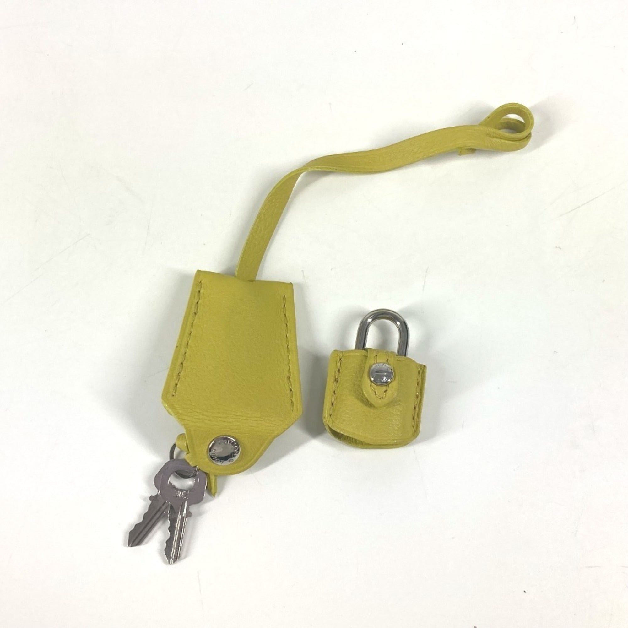 Louis Vuitton Pistache Yellow Leather Boston Bag Handbag Shoulder Bag (Pre-Owned)