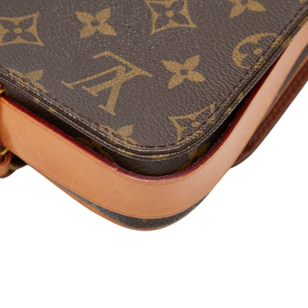 Louis Vuitton Brown Pvc Leather Shoulder Bag (Pre-Owned)