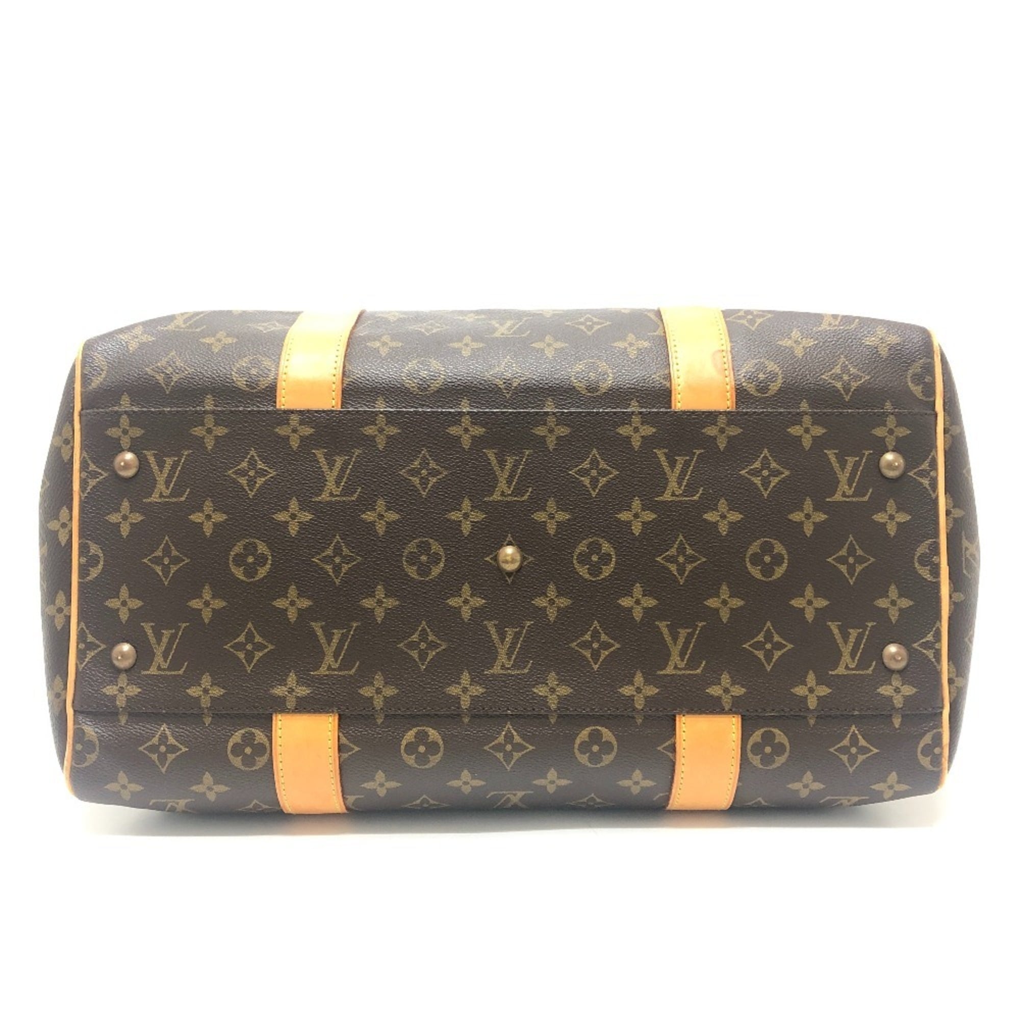 Louis Vuitton Brown Monogram Canvas Boston Bag (Pre-Owned)