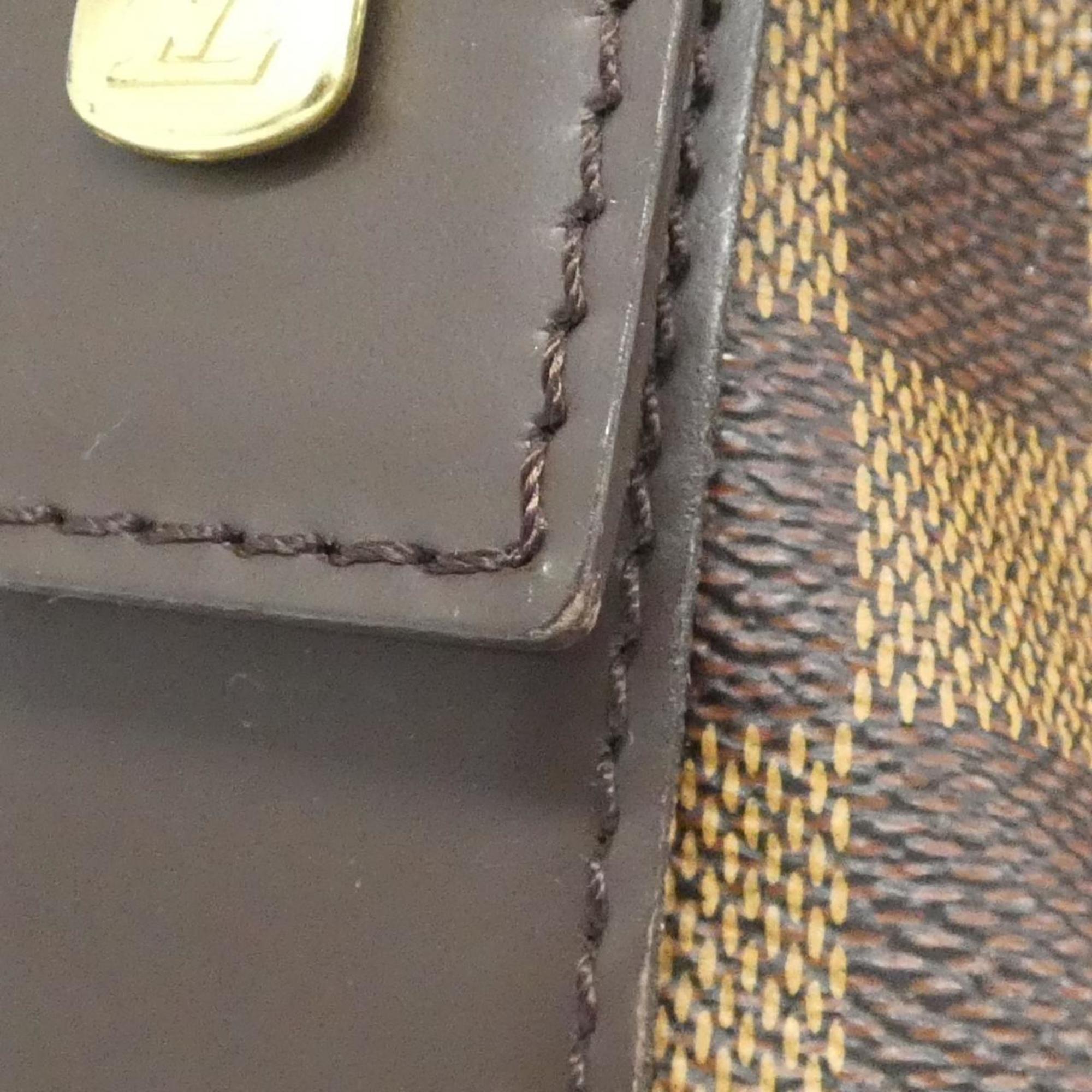 Louis Vuitton Ebene Coated Canvas Shoulder Bag (Pre-Owned)