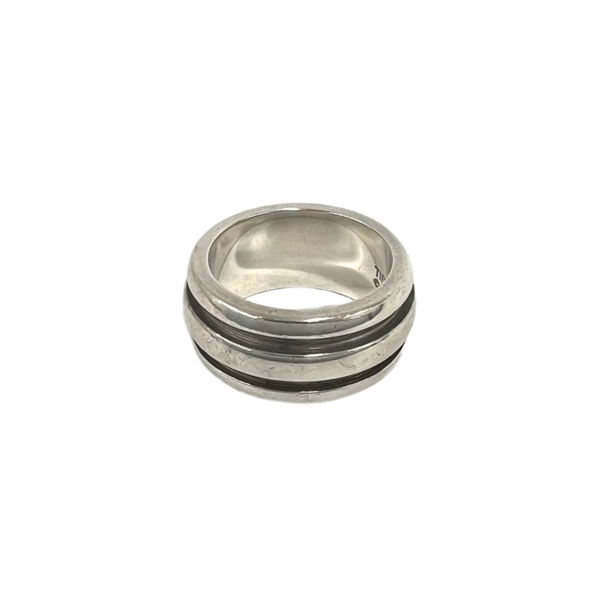 Tiffany Silver Silver 925 Band Ring (Pre-Owned)