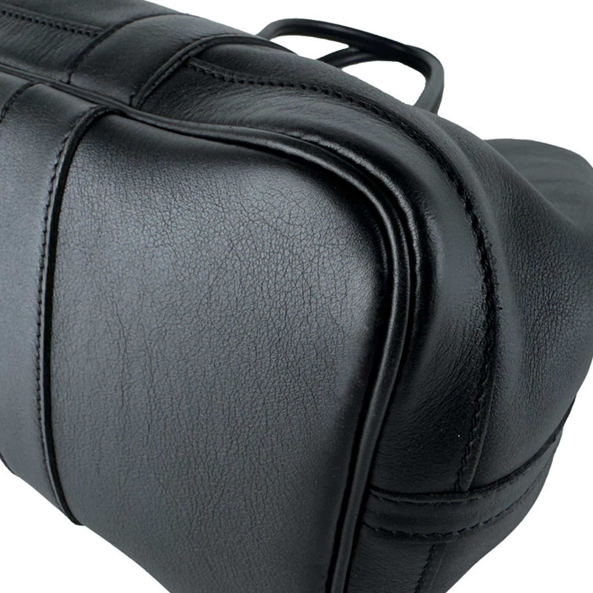 Hermes Black Swift Leather Handbag (Pre-Owned)