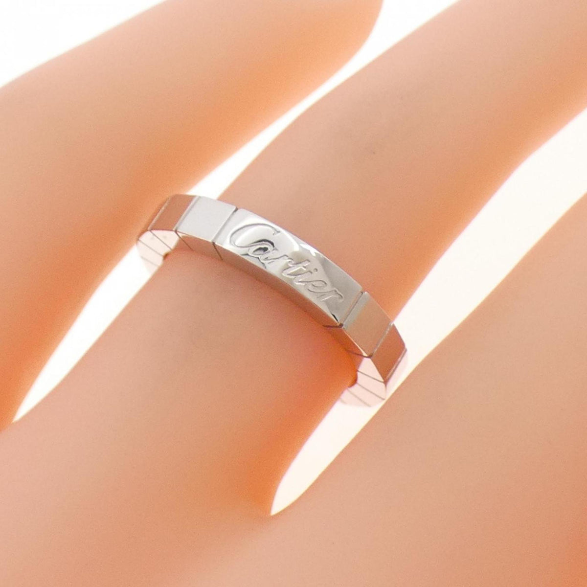 Cartier White Gold White Gold (18K) Band Ring (Pre-Owned)