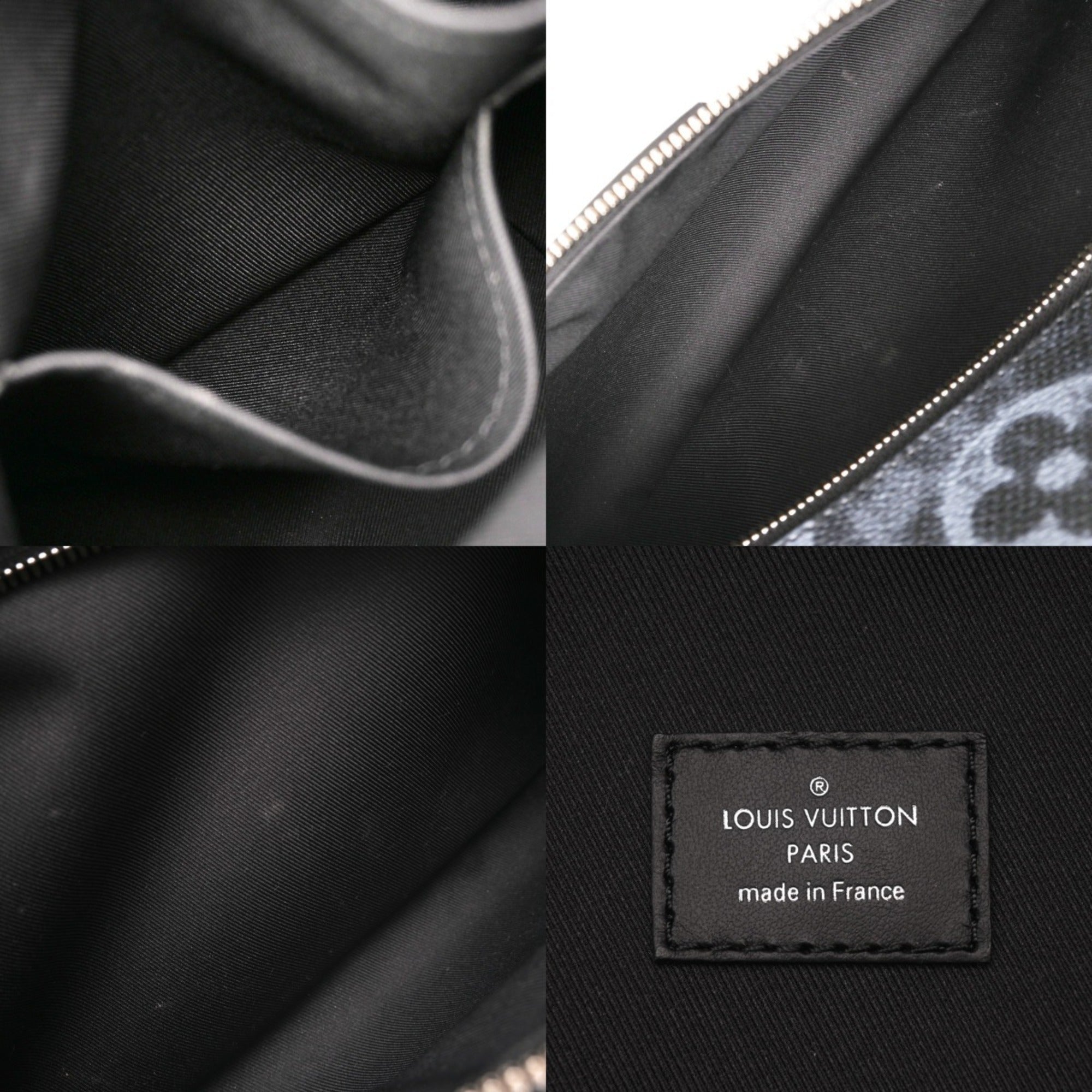 Louis Vuitton Noir Monogram Backpack (Pre-Owned)