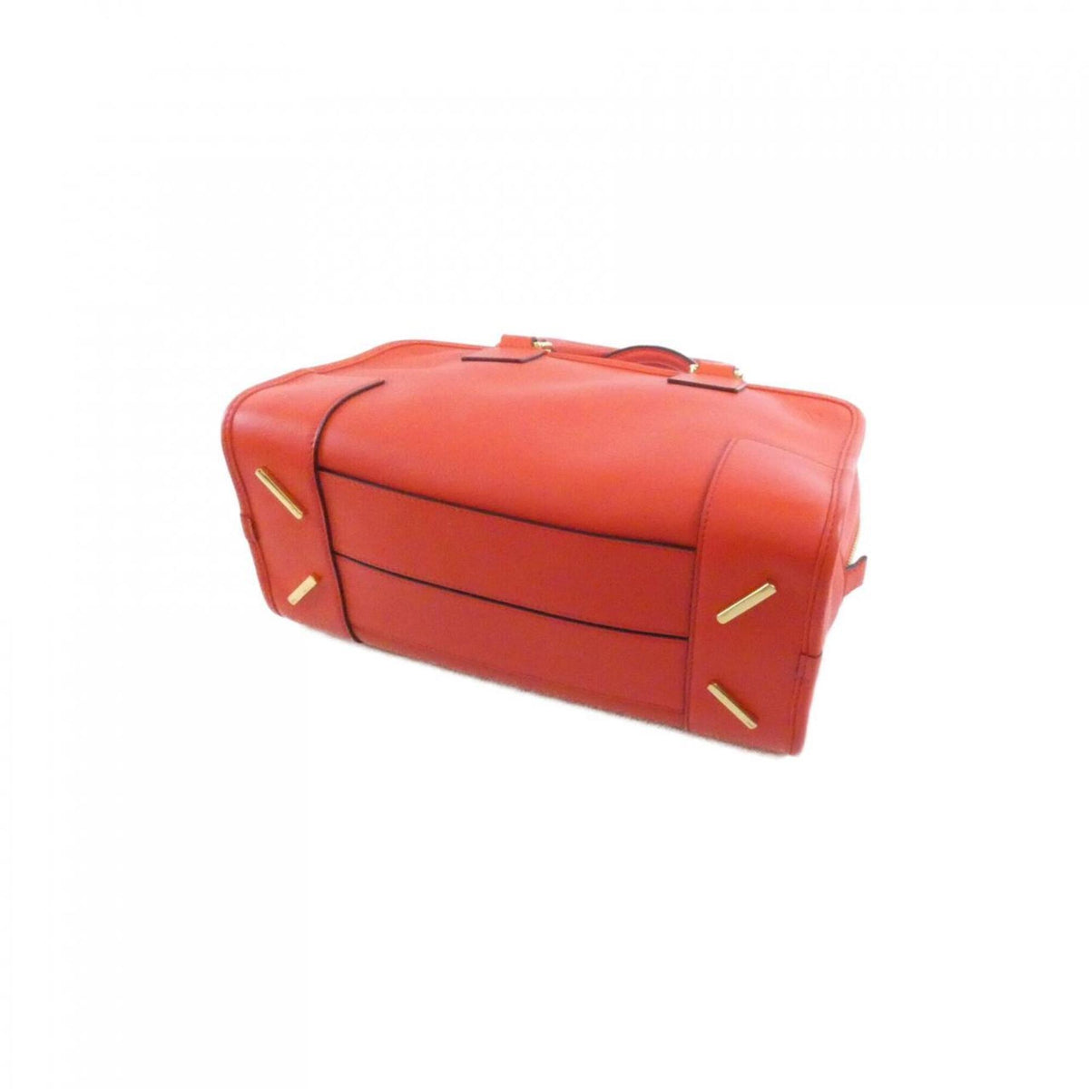 Loewe Red Color Leather Handbag (Pre-Owned)