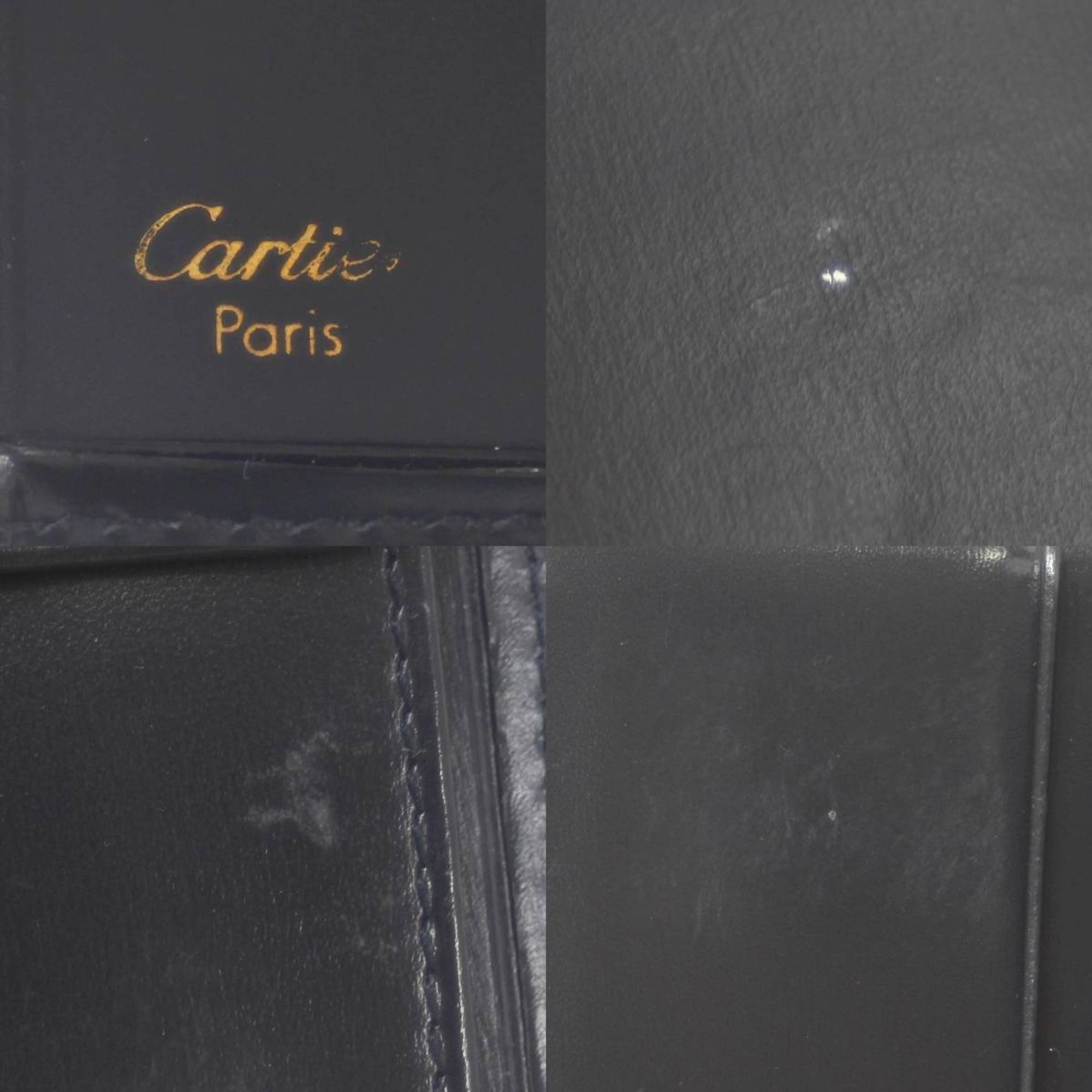 Cartier Navy Wallet (Bi-Fold) (Pre-Owned)