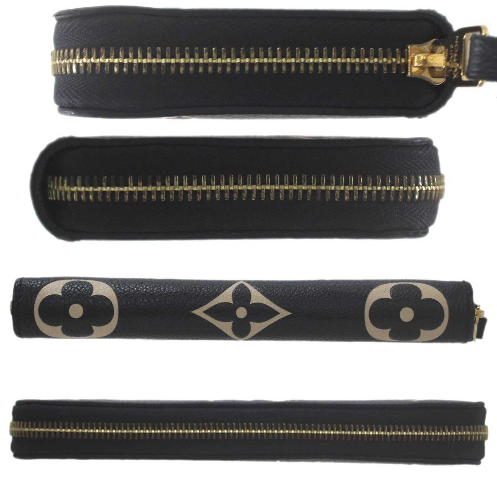 Louis Vuitton Monogram Empreinte Black Monogram Empreinte Long Wallet (Bi-Fold) (Pre-Owned)