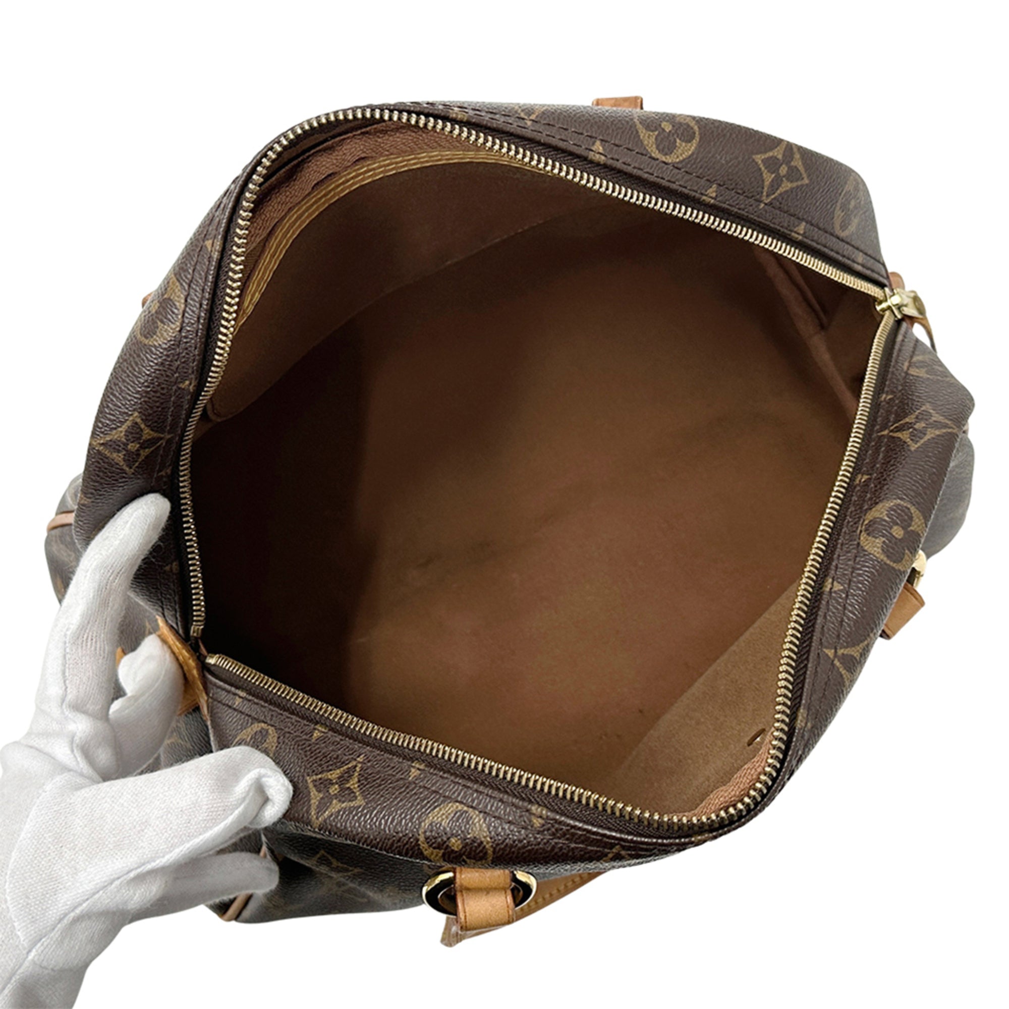 Louis Vuitton Brown Monogram Monogram Canvas Handbag Shoulder Bag (Pre-Owned)
