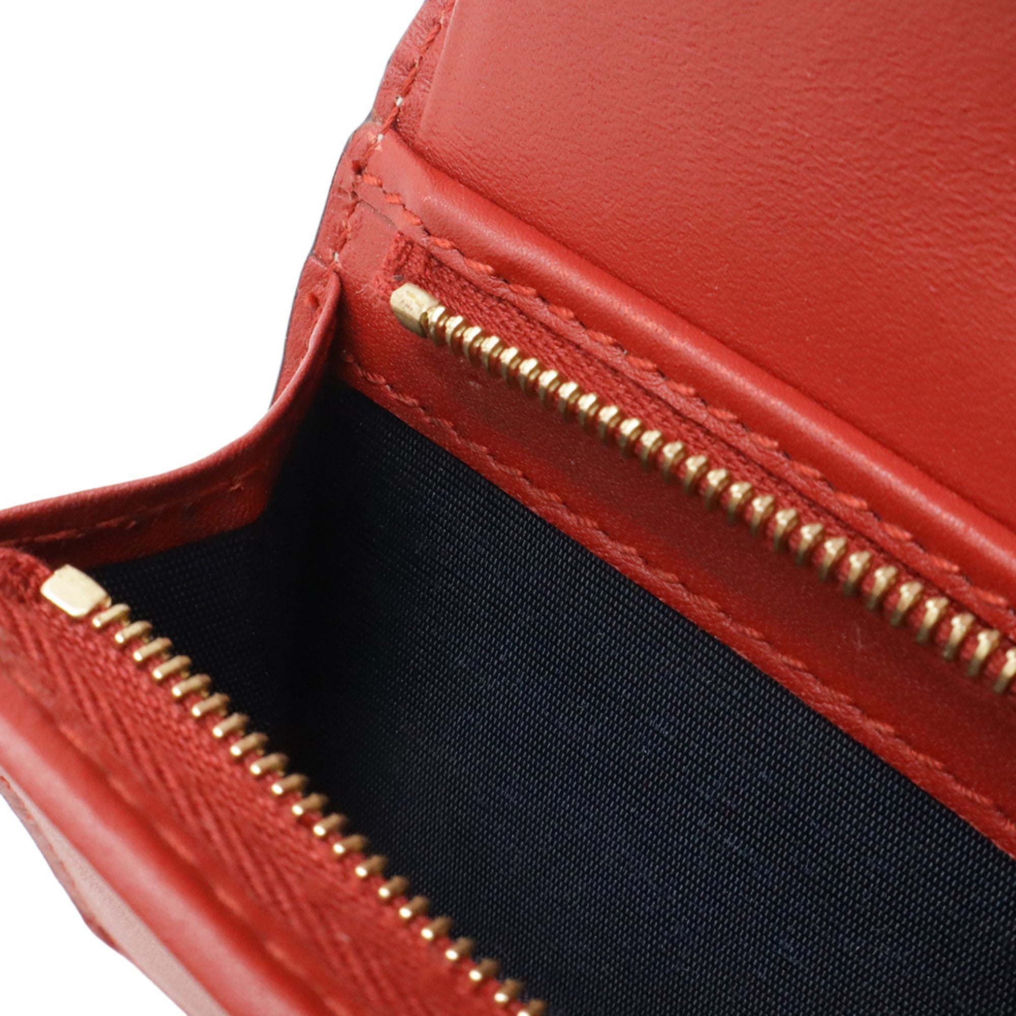 Gucci Gg Blooms Blue Multi-Color Red Color Gg Supreme Leather Wallet (Bi-Fold) (Pre-Owned)