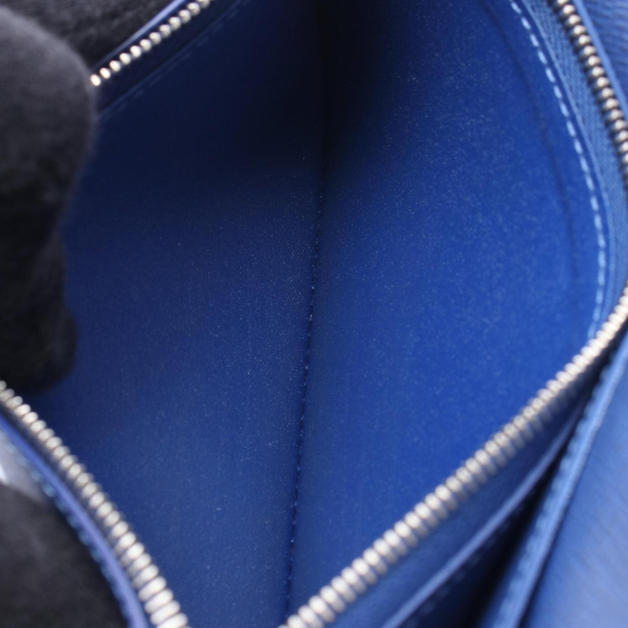 Louis Vuitton Taigarama Blue Cobalt Taigarama Long Wallet (Bi-Fold) (Pre-Owned)