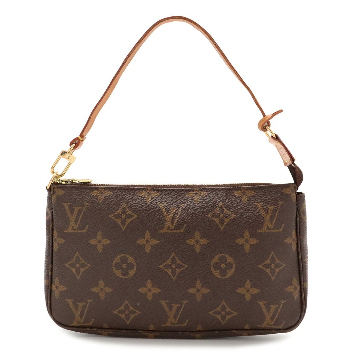 Louis Vuitton Brown Monogram Monogram Handbag Pochette Pouch (Pre-Owned)