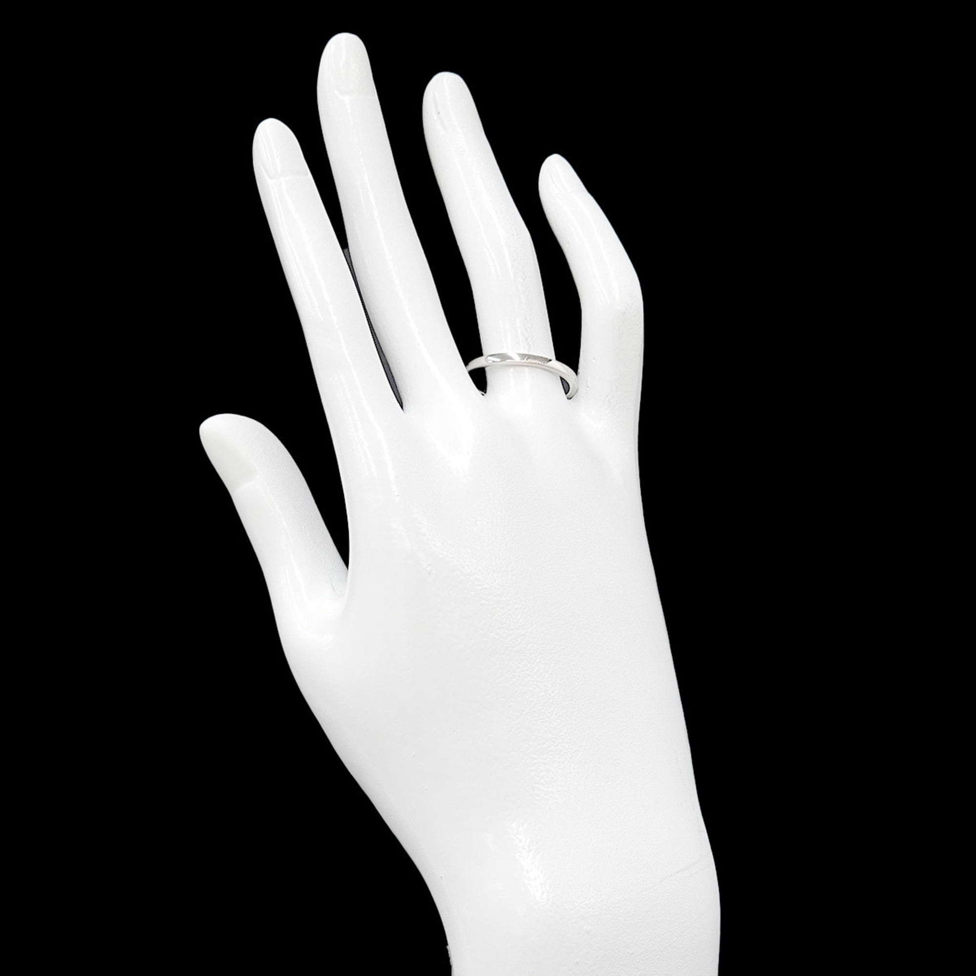 Cartier Platinum 950 Band Ring (Pre-Owned)