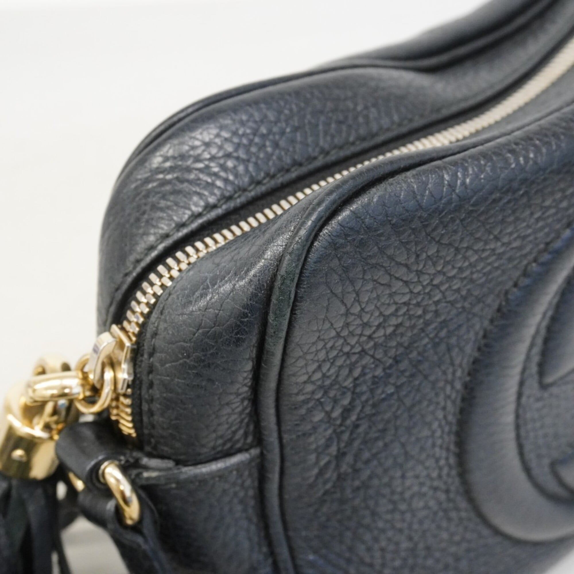 Gucci Black Leather Shoulder Bag (Pre-Owned)