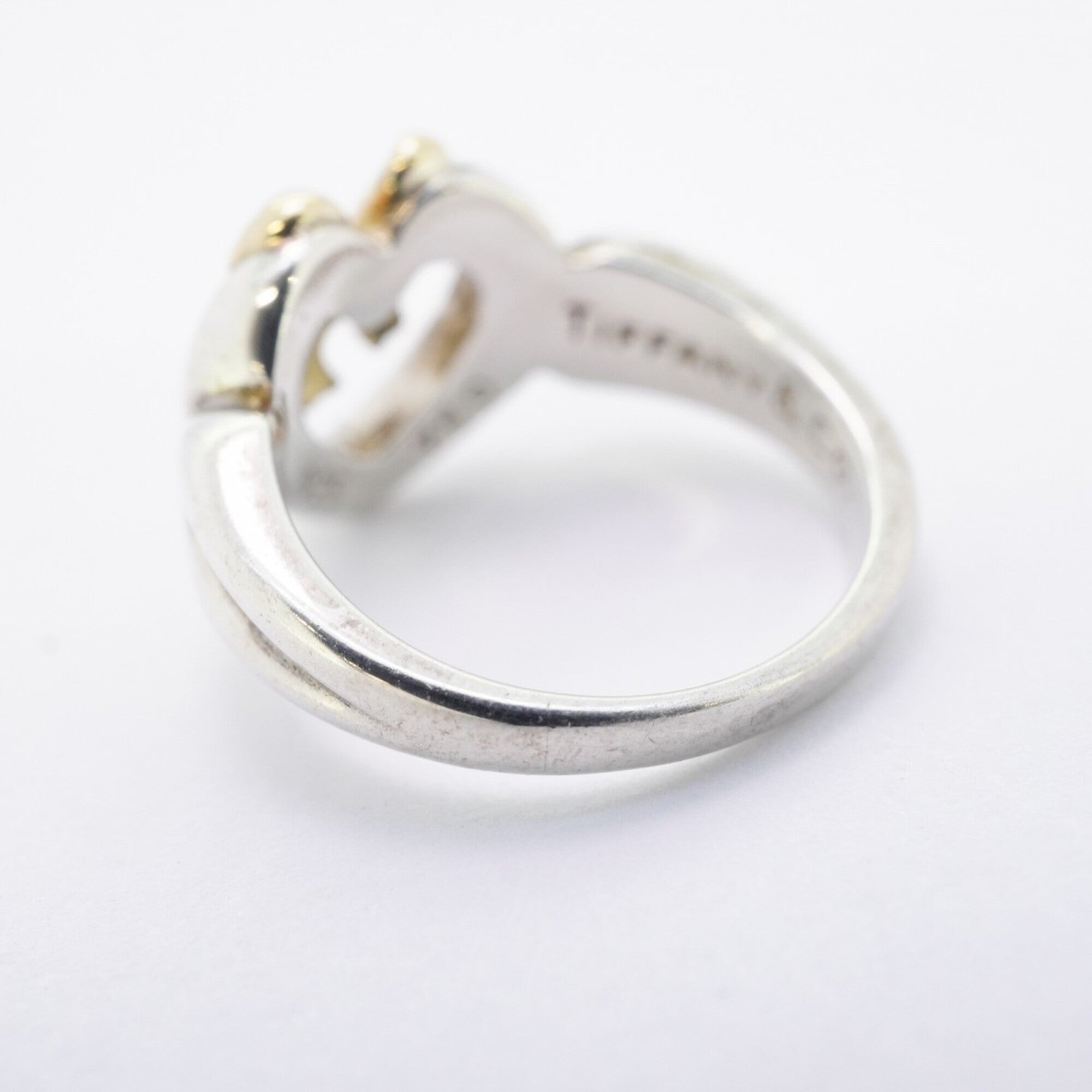 Tiffany Yellow Gold (18K) Silver 925 Band Ring (Pre-Owned)