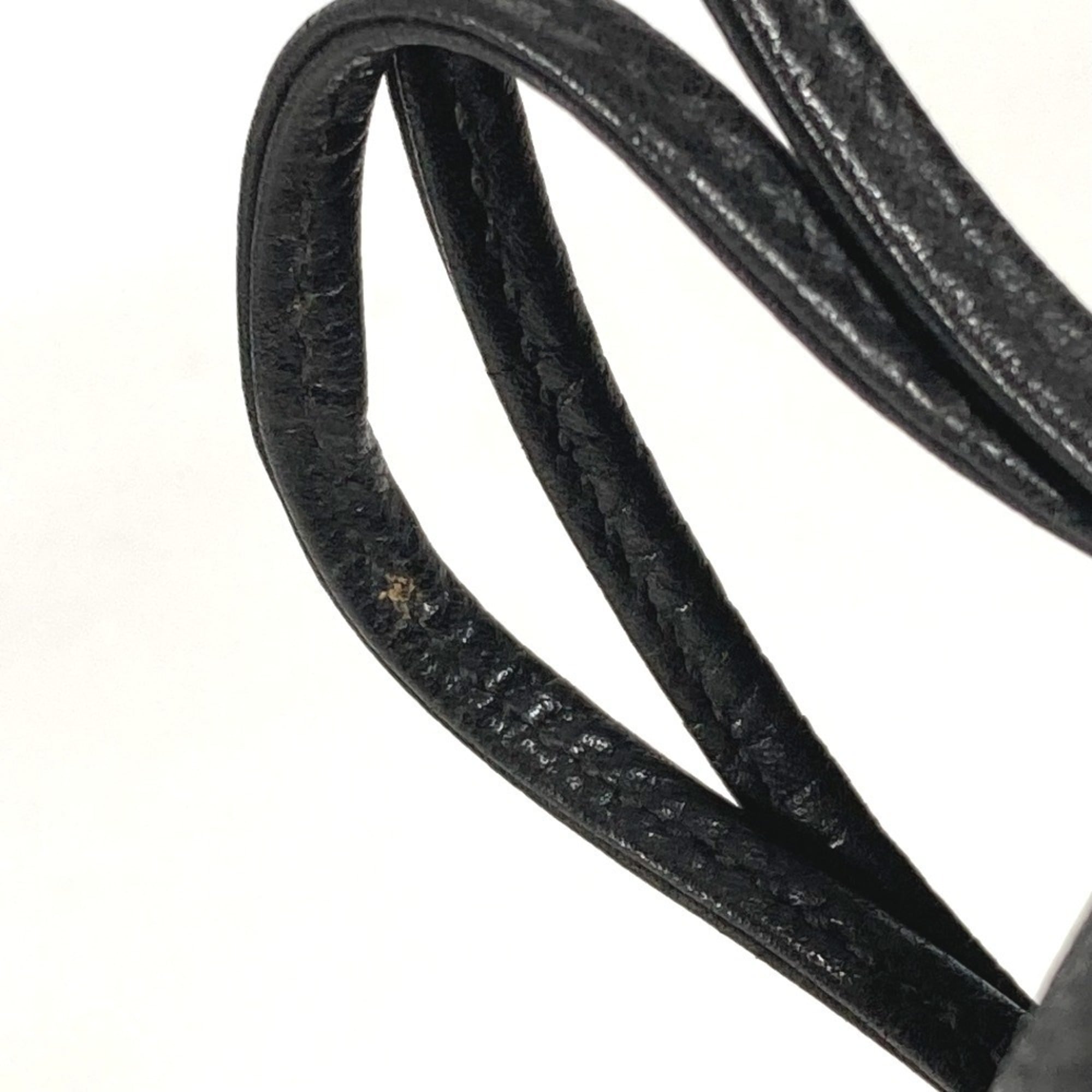 Hermes Black Leather Handbag Pouch (Pre-Owned)