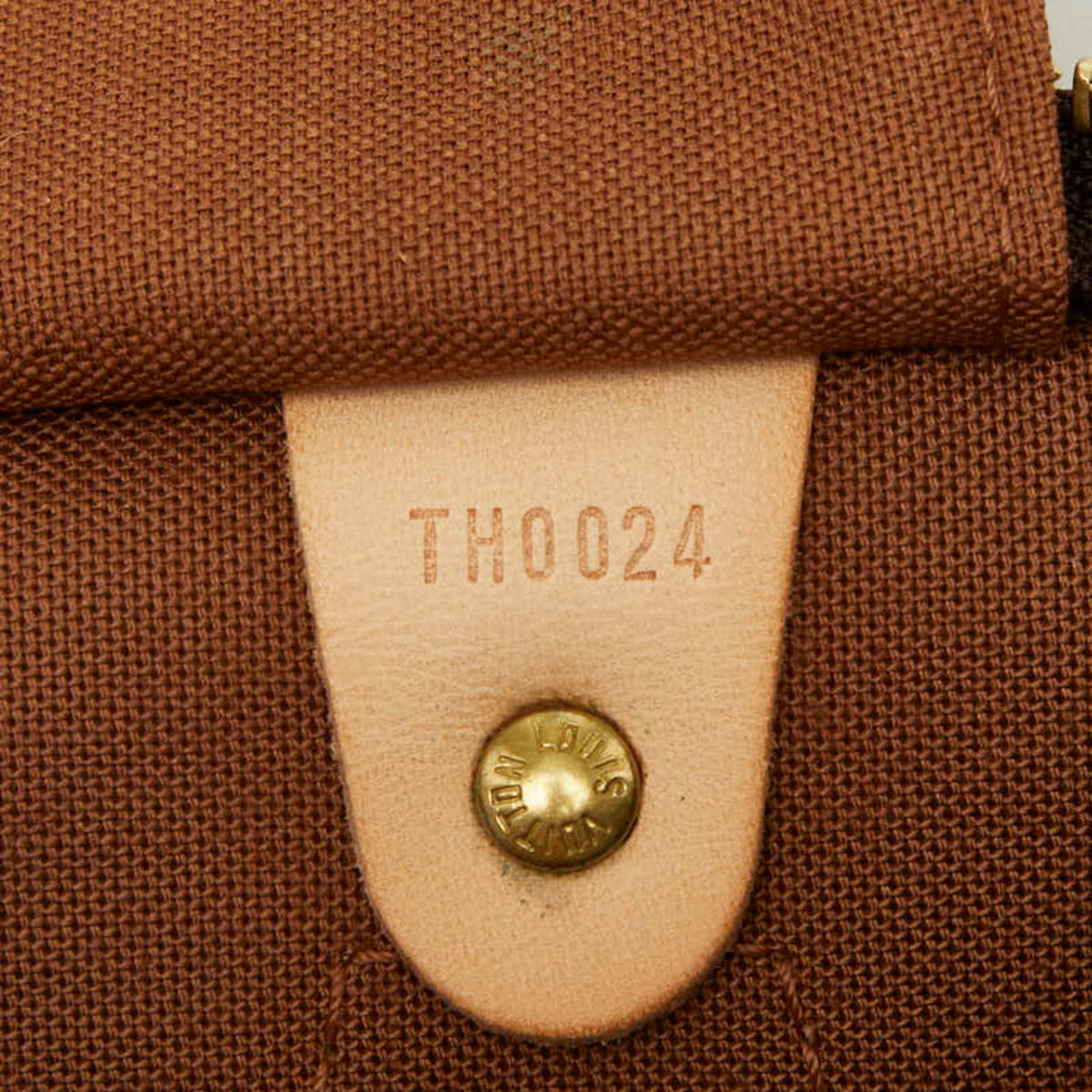 Louis Vuitton Monogram Brown Pvc Leather Boston Bag Handbag (Pre-Owned)