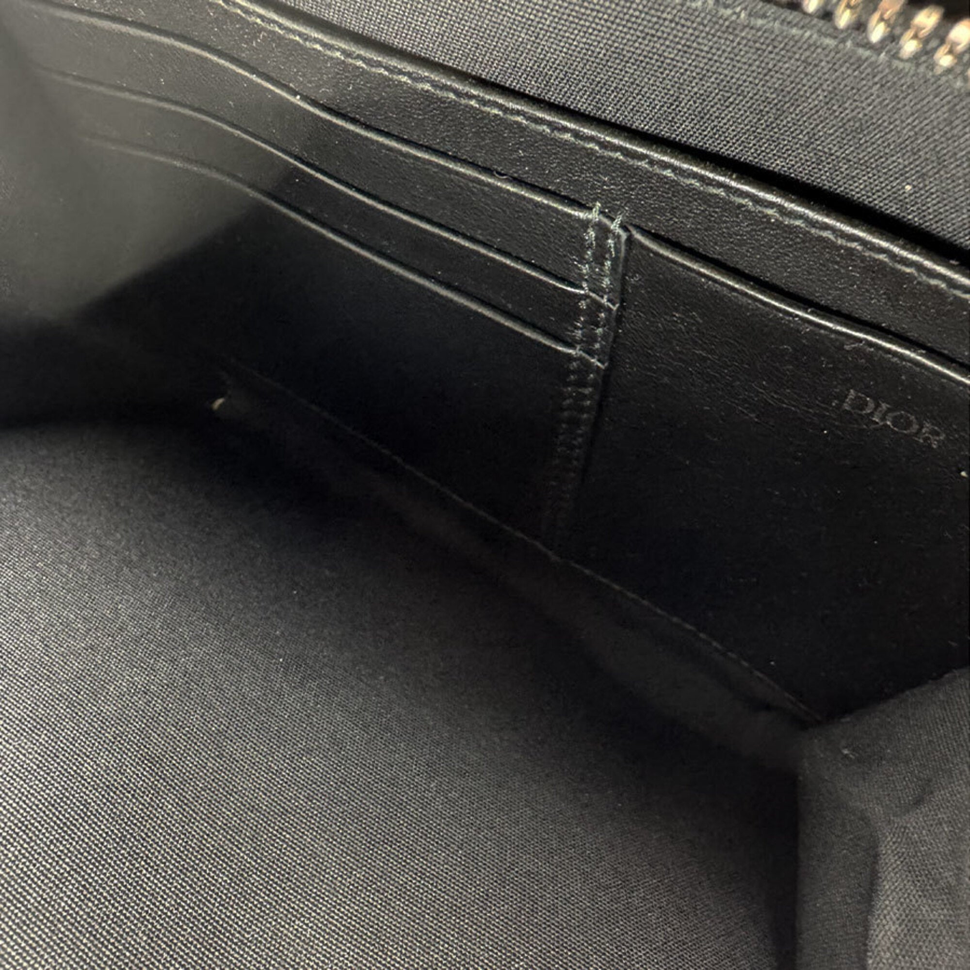 Christian Dior Black Coated Canvas Shoulder Bag (Pre-Owned)