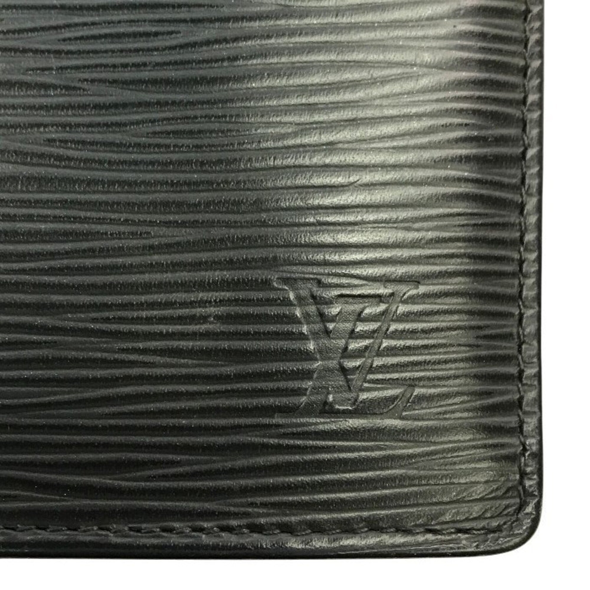 Louis Vuitton Epi Noir Long Wallet (Bi-Fold) (Pre-Owned)
