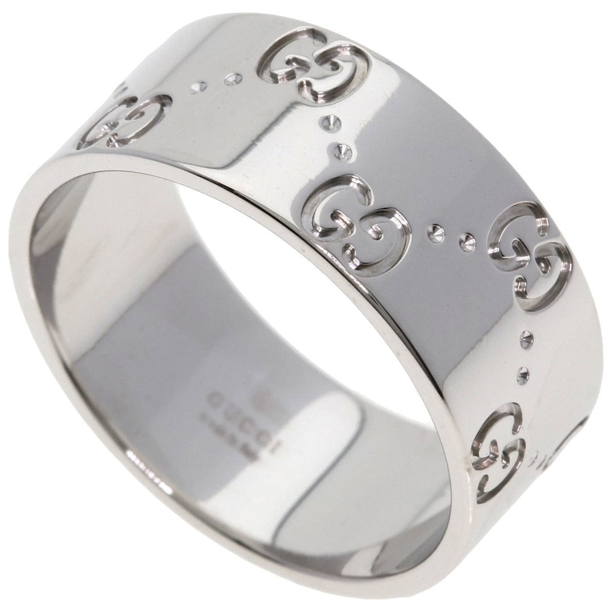 Gucci White Gold (18K) Band Ring (Pre-Owned)