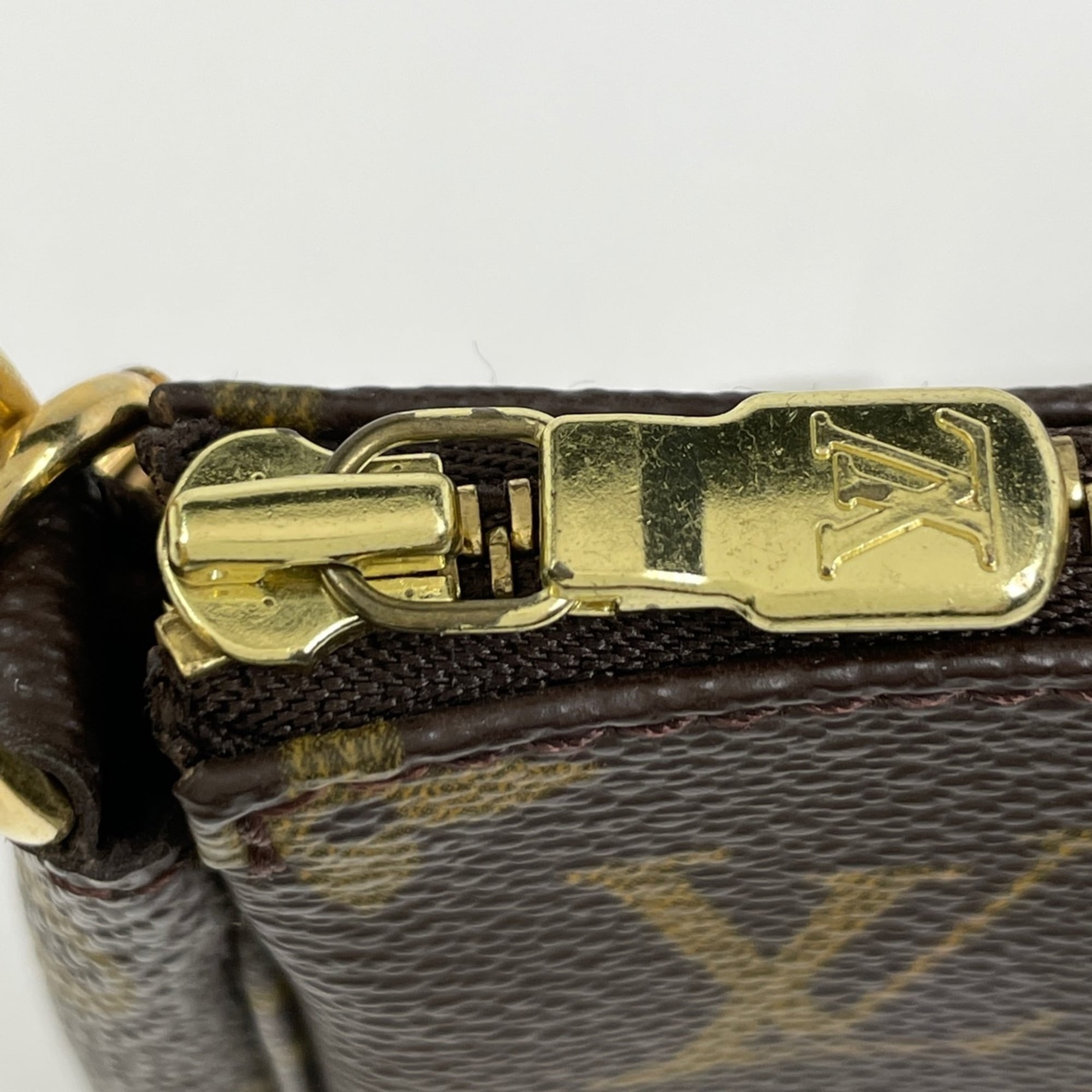 Louis Vuitton Brown Monogram Pochette Pouch (Pre-Owned)