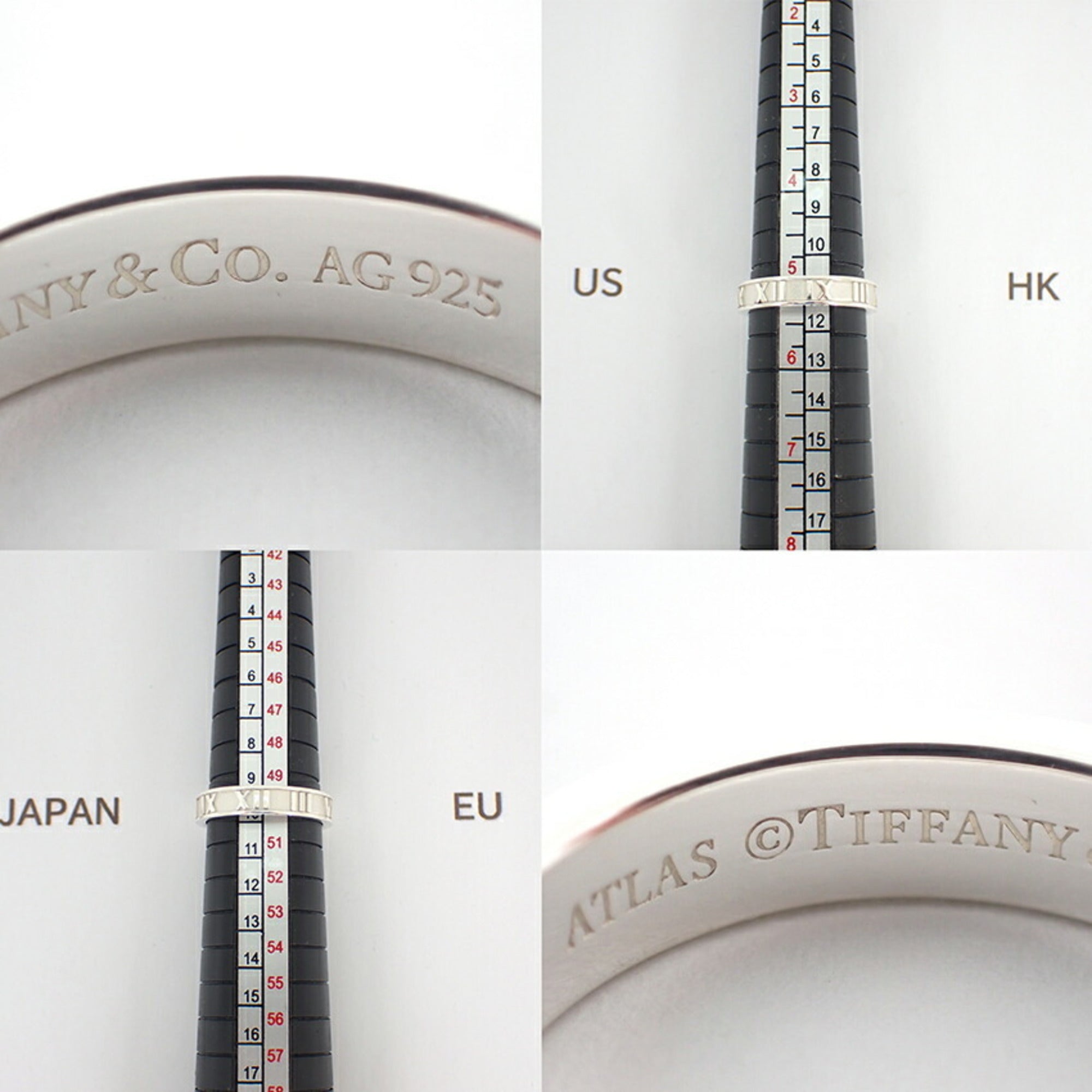 Tiffany Sterling Silver 925 Band Ring (Pre-Owned)