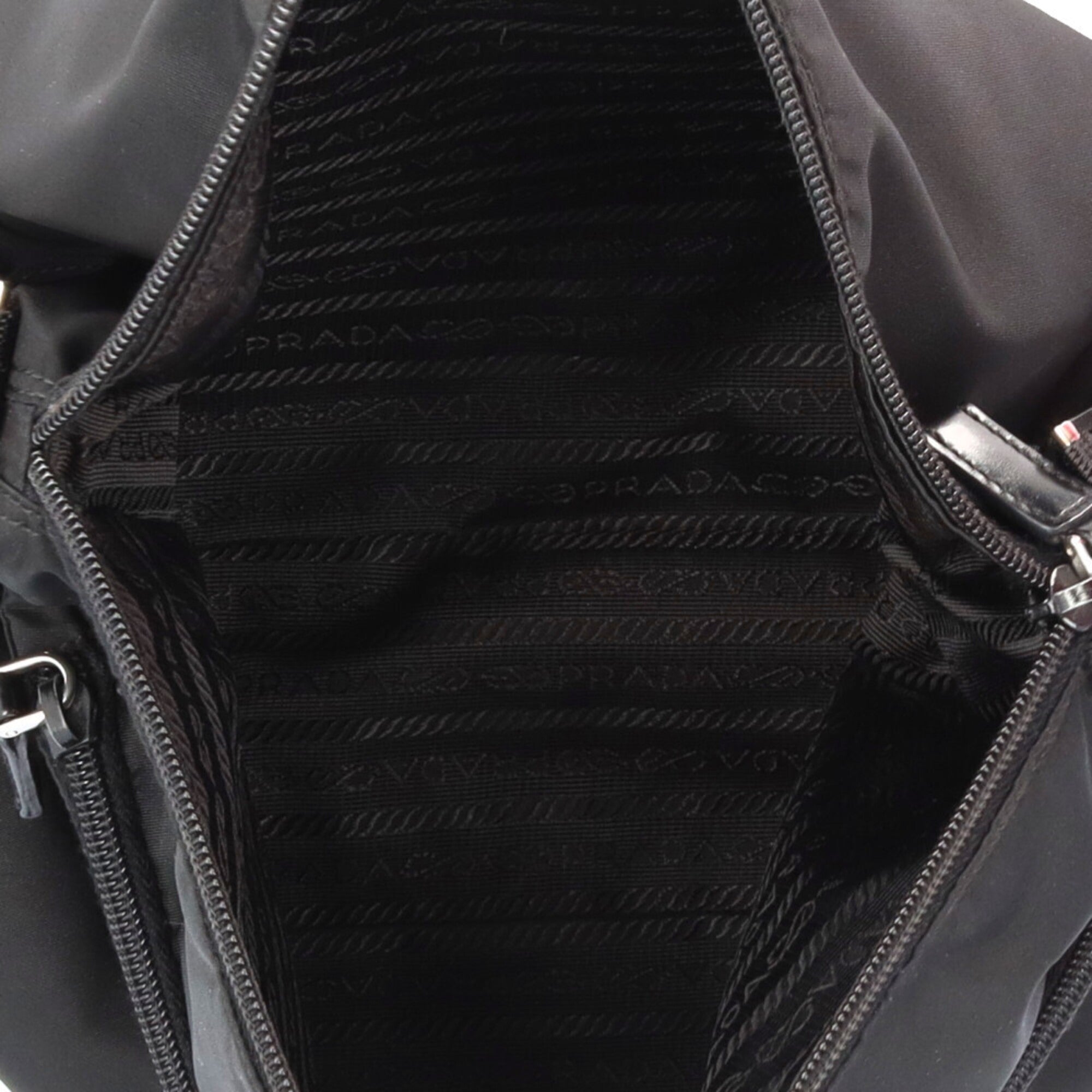 Prada Black Nylon Shoulder Bag (Pre-Owned)