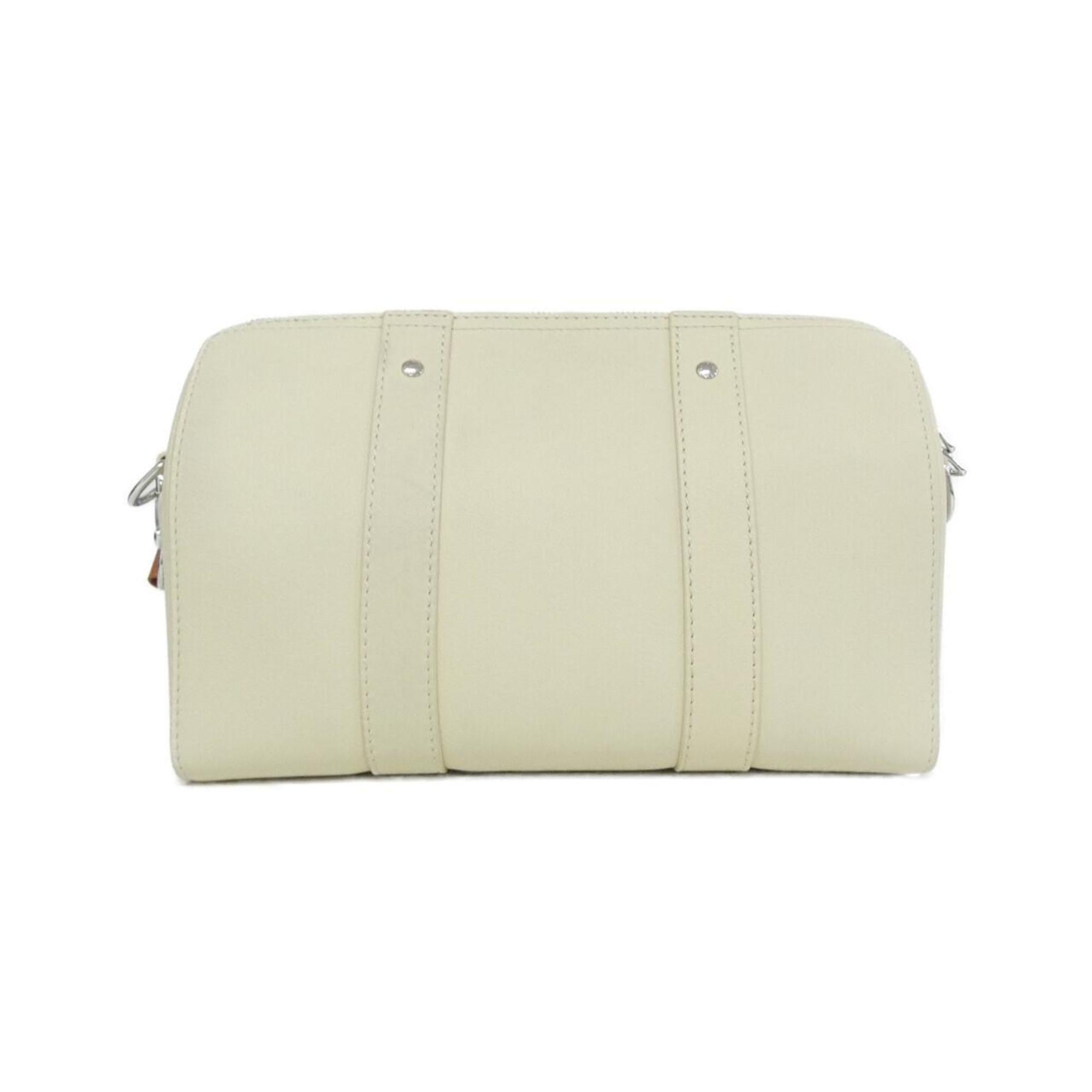 Louis Vuitton Cream Leather Shoulder Bag (Pre-Owned)