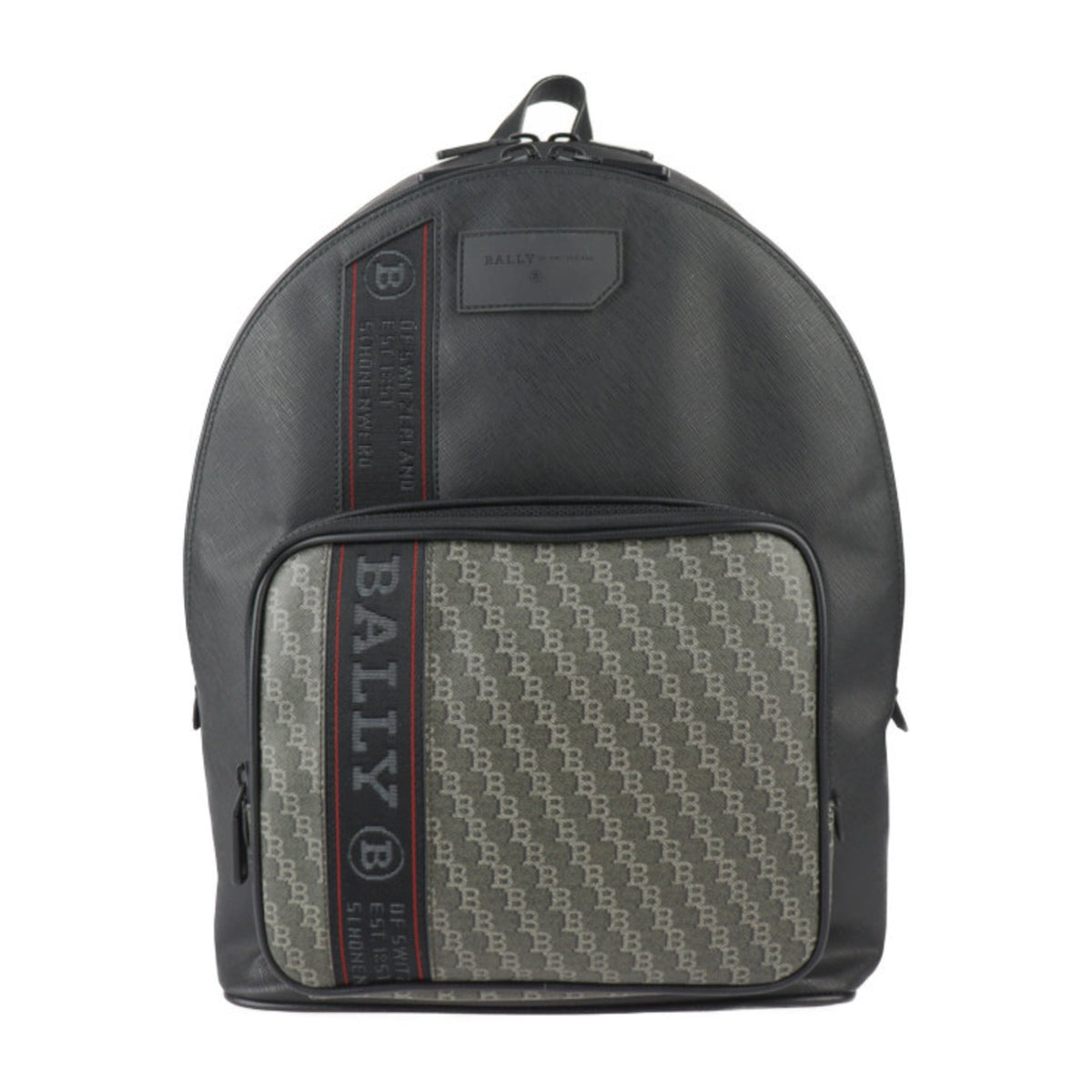 Bally Black Pvc Leather Backpack (Pre-Owned)