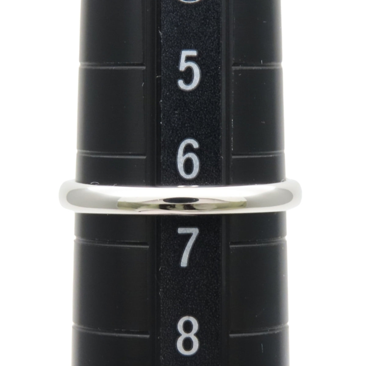 Tiffany Platinum Platinum 950 Band Ring (Pre-Owned)