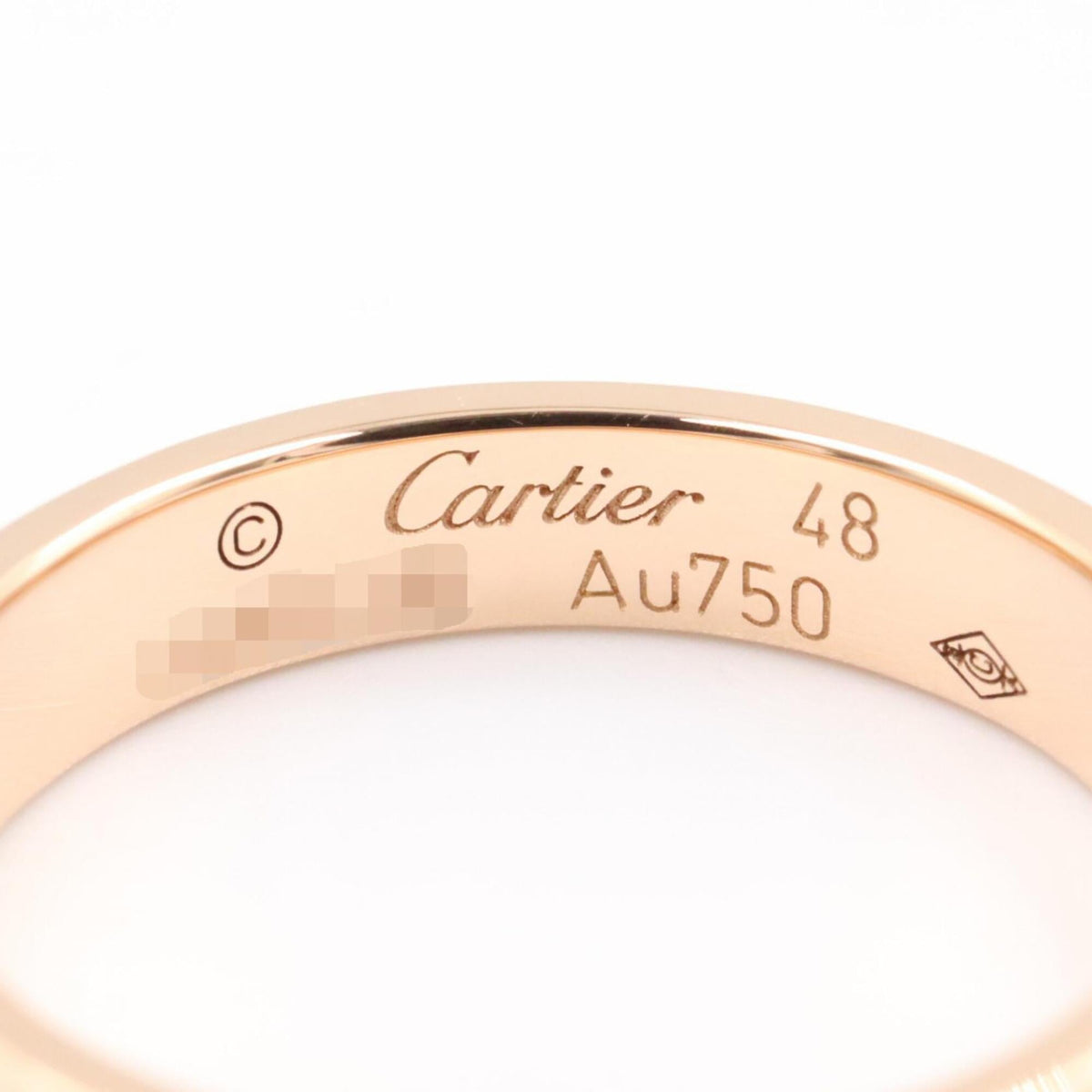 Cartier Gold Pink Gold (18K) Band Ring (Pre-Owned)