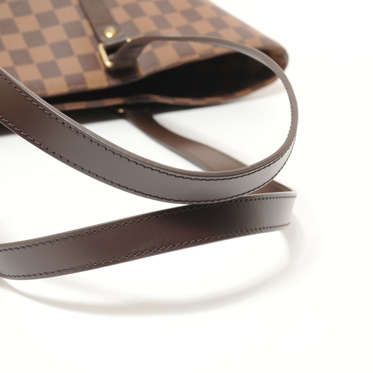Louis Vuitton Damier Brown Damier Canvas Tote Bag (Pre-Owned)