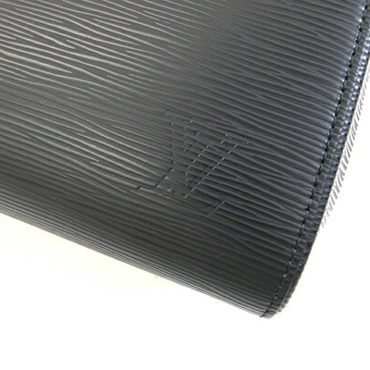 Louis Vuitton Noir Epi Leather Handbag Shoulder Bag (Pre-Owned)