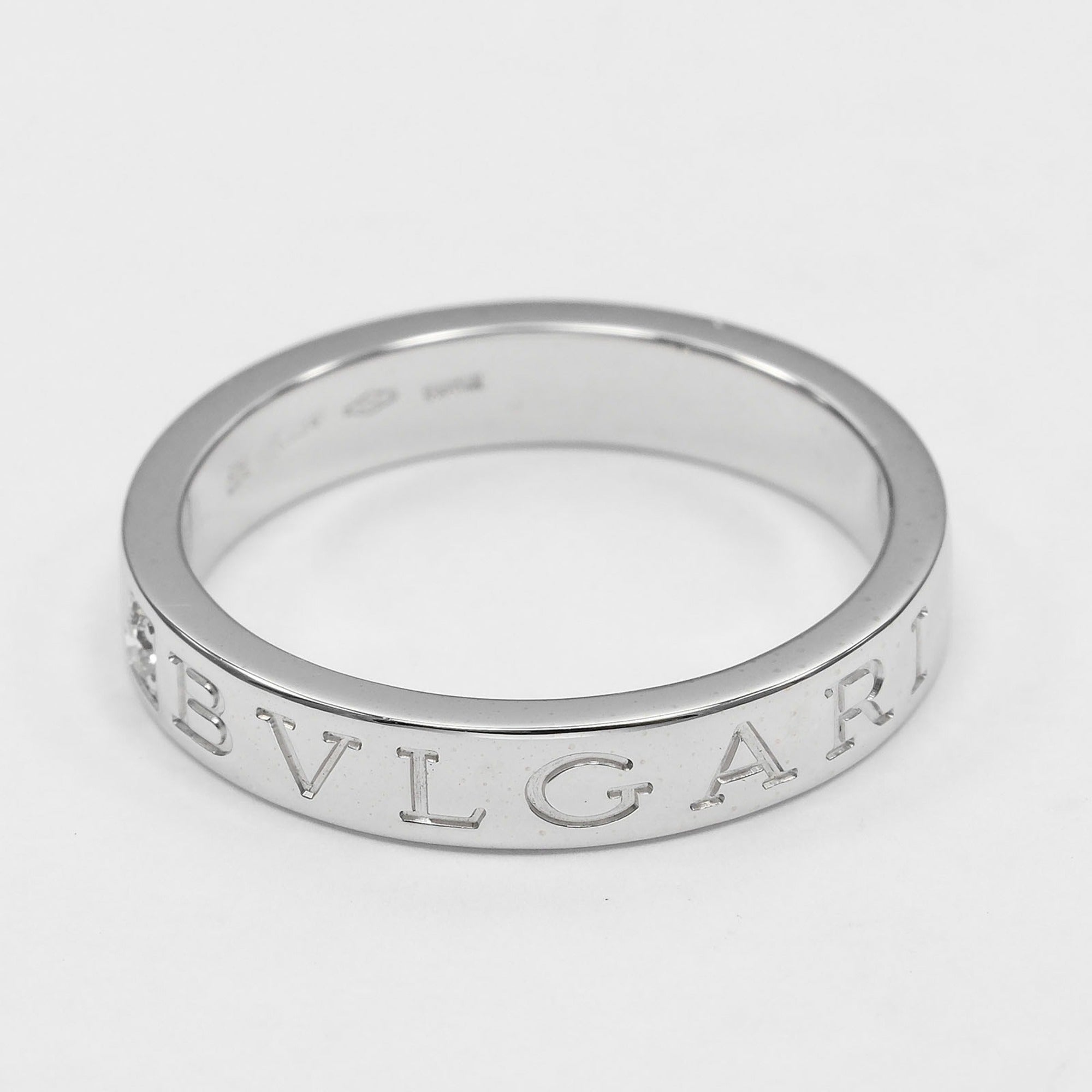 Bvlgari White Gold (18K) Band Ring (Pre-Owned)
