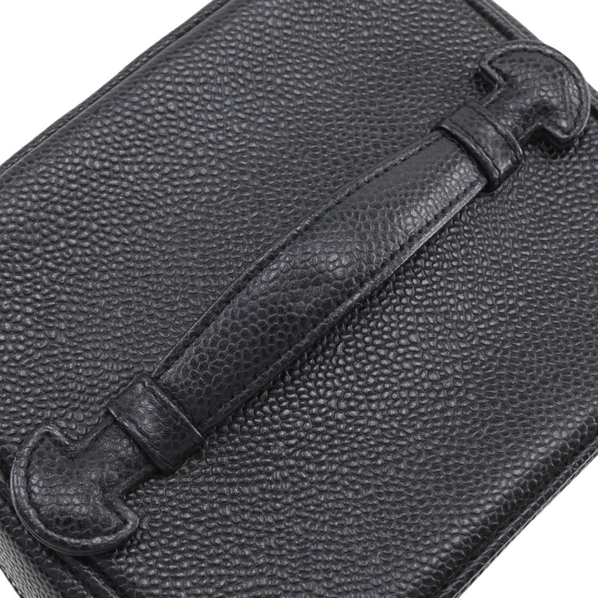 Chanel Black Caviar Leather Handbag Pouch (Pre-Owned)