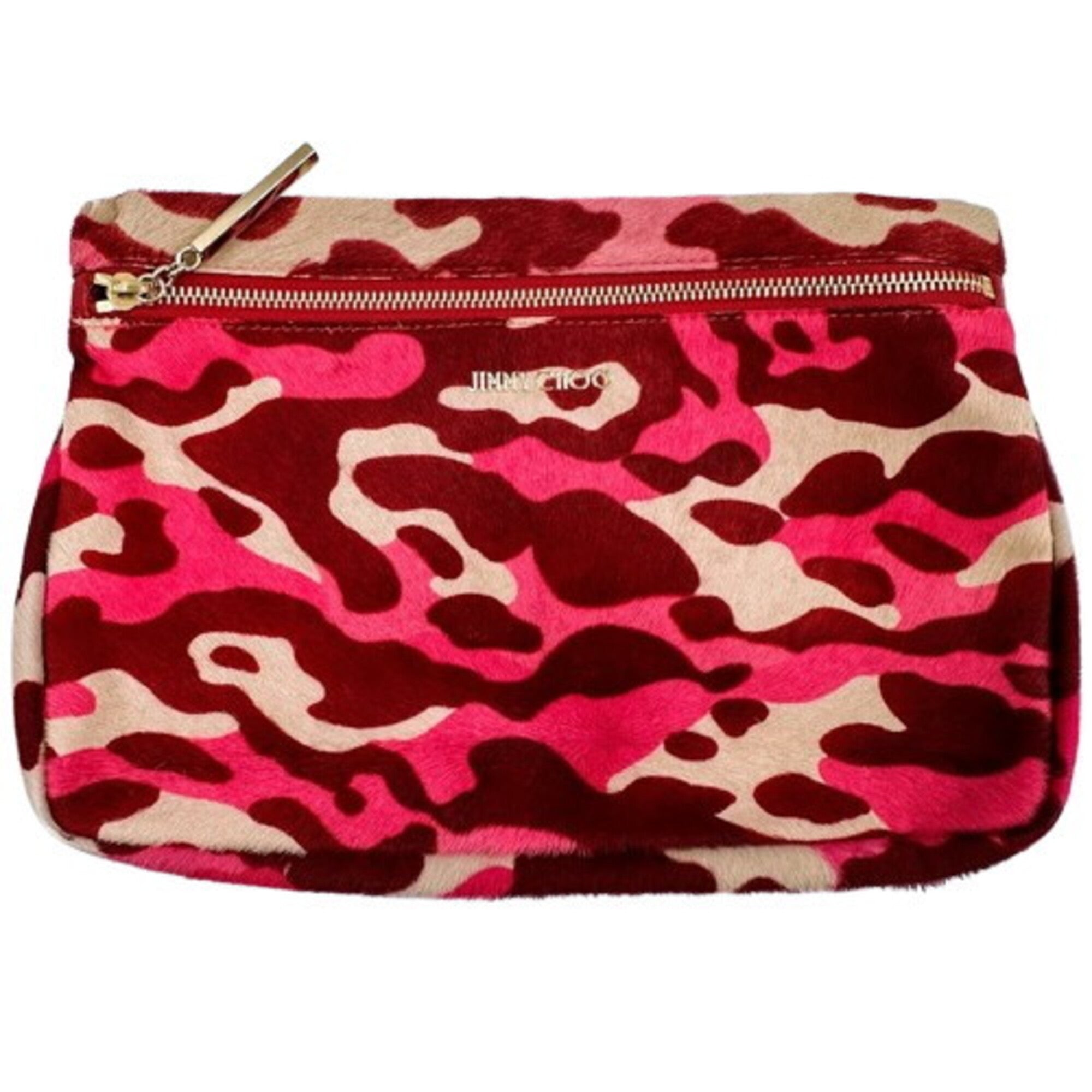 Jimmy Choo Pink Leather Pouch (Pre-Owned)