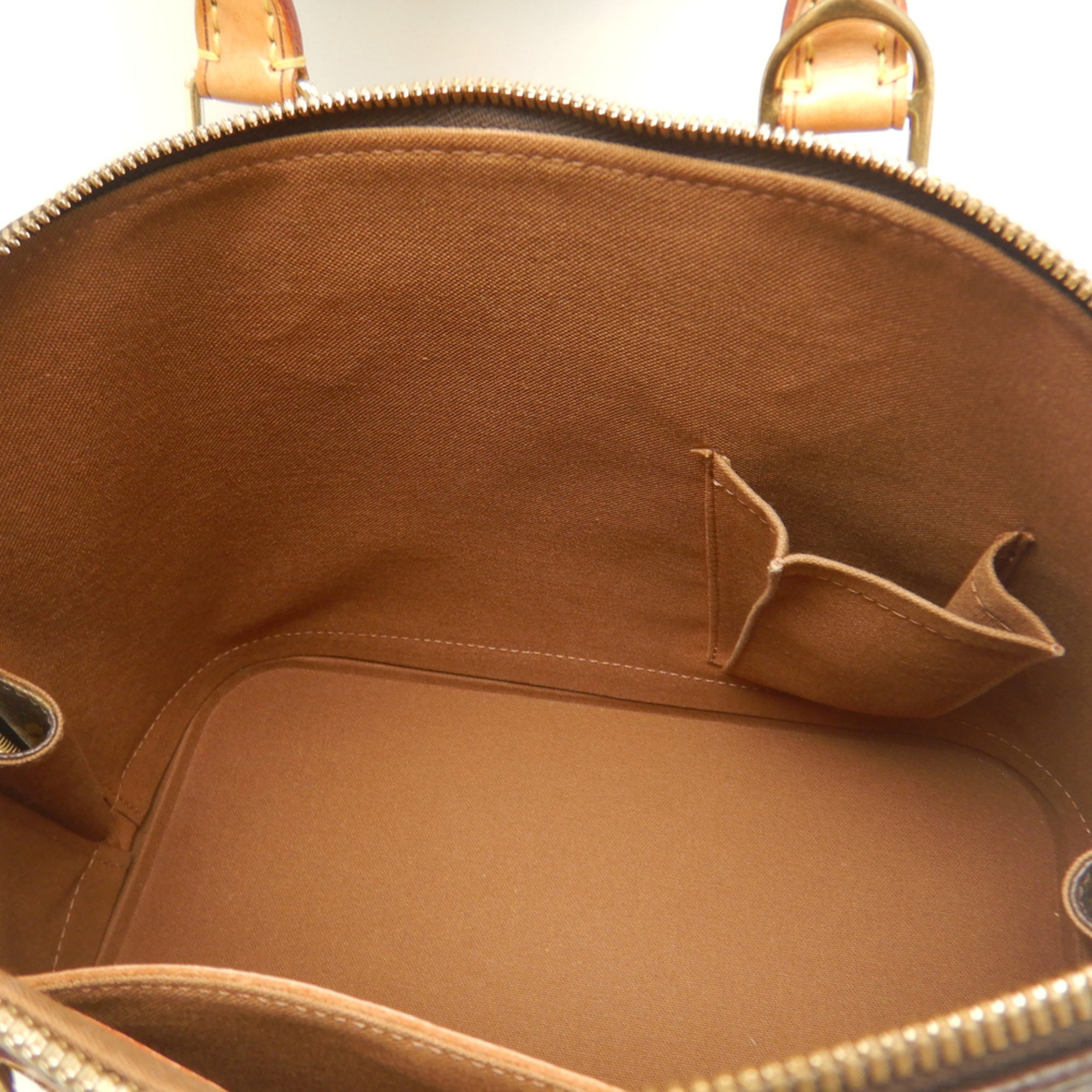 Louis Vuitton Brown Monogram Canvas Handbag (Pre-Owned)