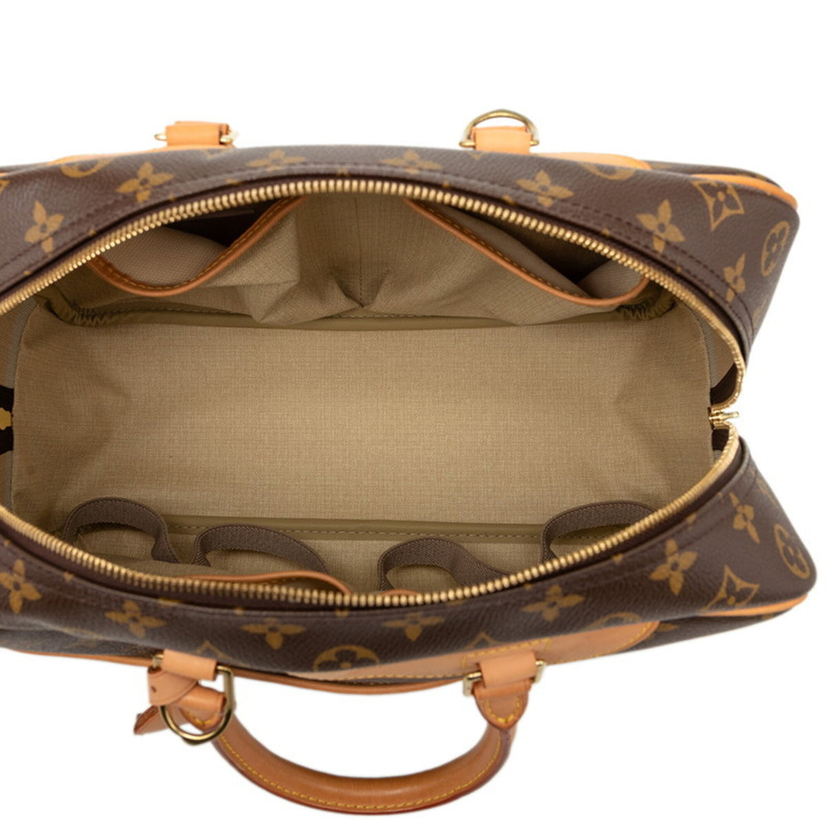 Louis Vuitton Monogram Brown Pvc Leather Handbag (Pre-Owned)