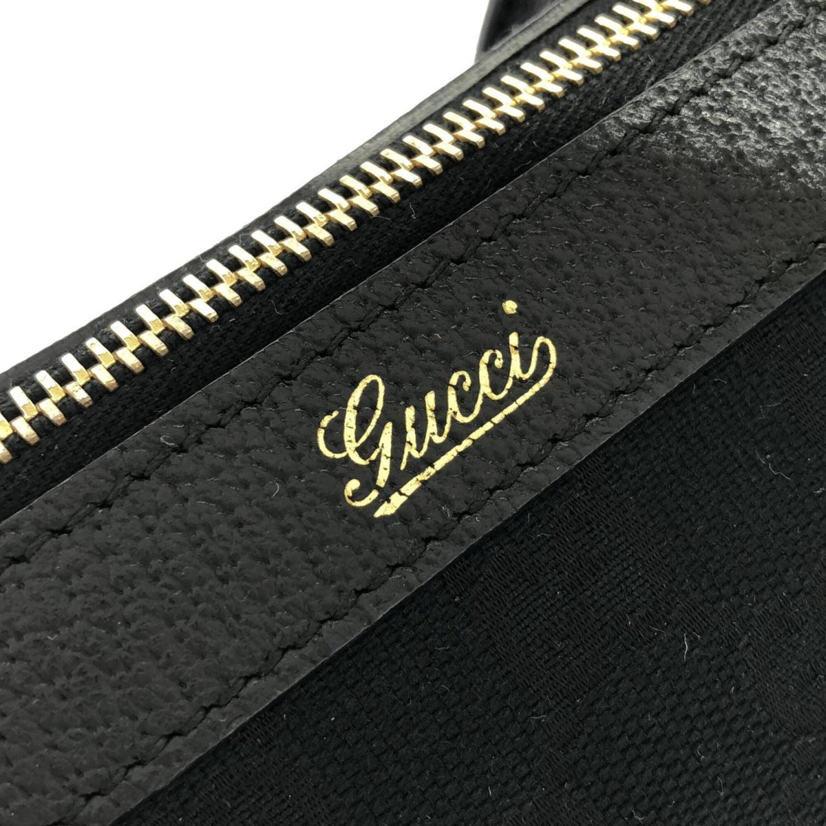 Gucci Black Gg Canvas Handbag (Pre-Owned)