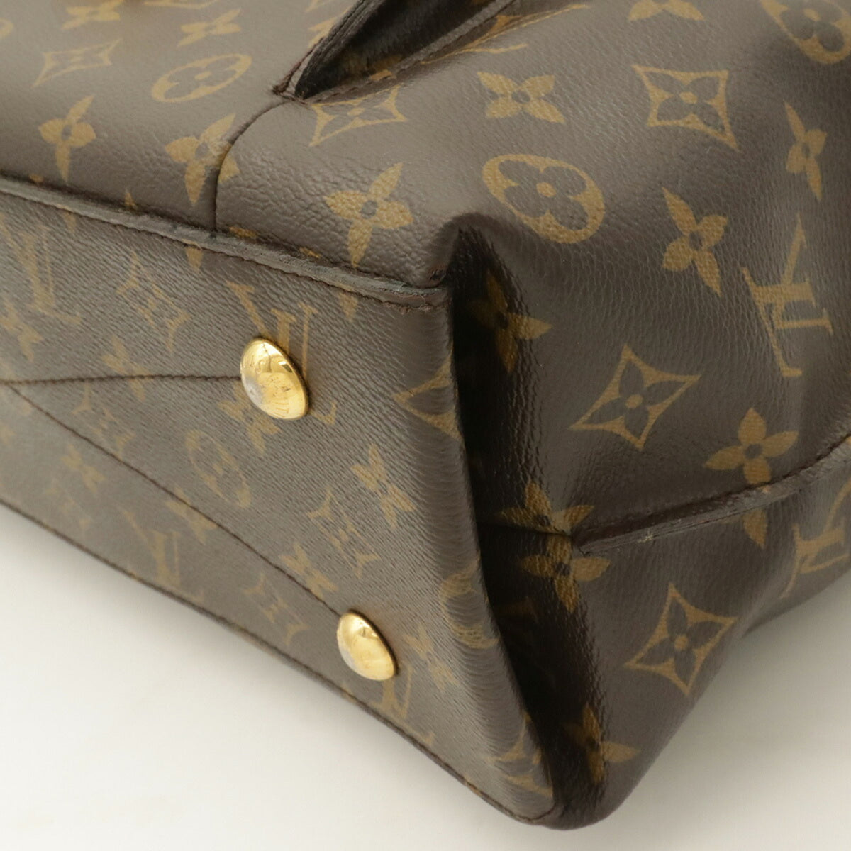 Louis Vuitton Brown Vinyl Handbag Shoulder Bag (Pre-Owned)