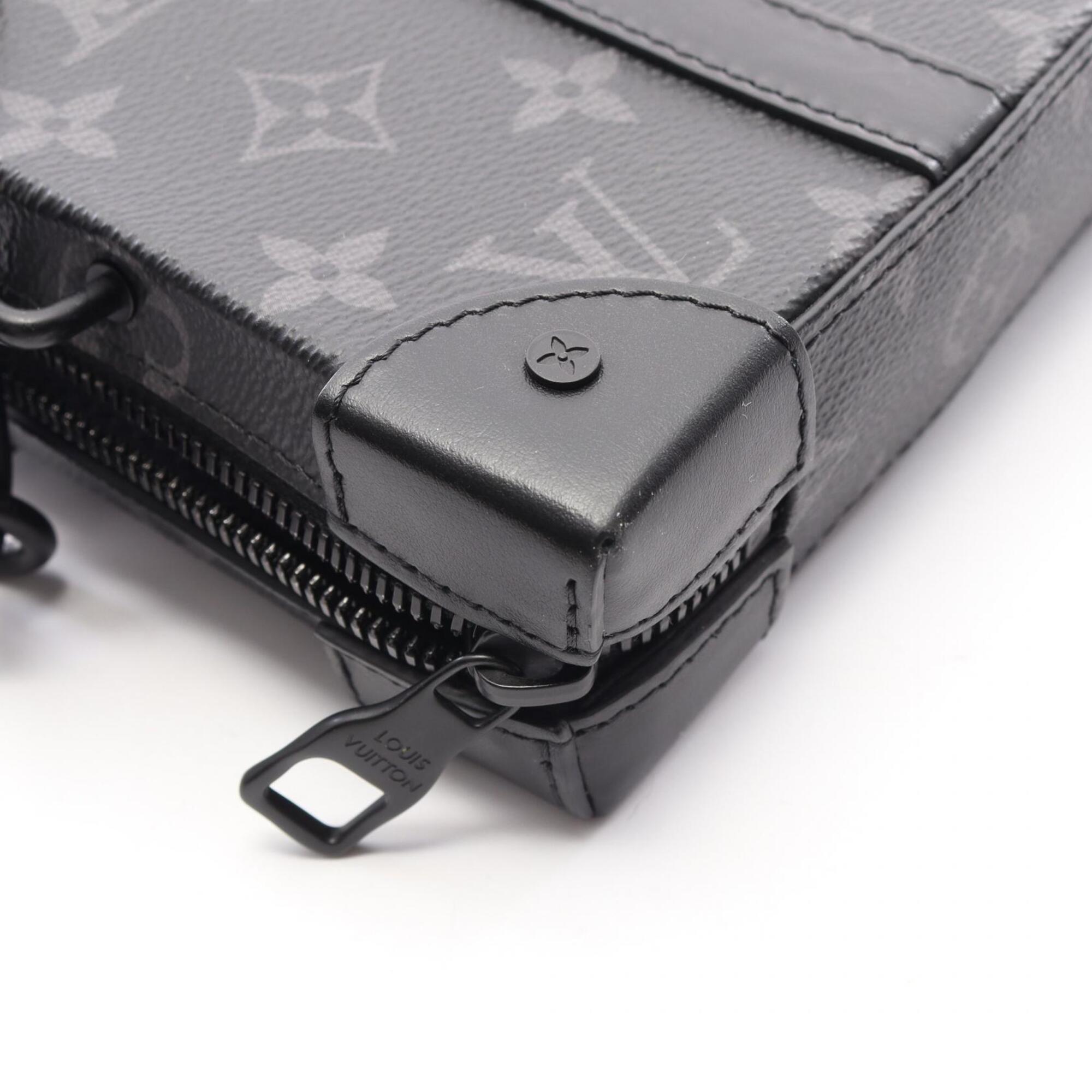 Louis Vuitton Black Monogram Eclipse Coated Canvas Leather Handbag Shoulder Bag (Pre-Owned)
