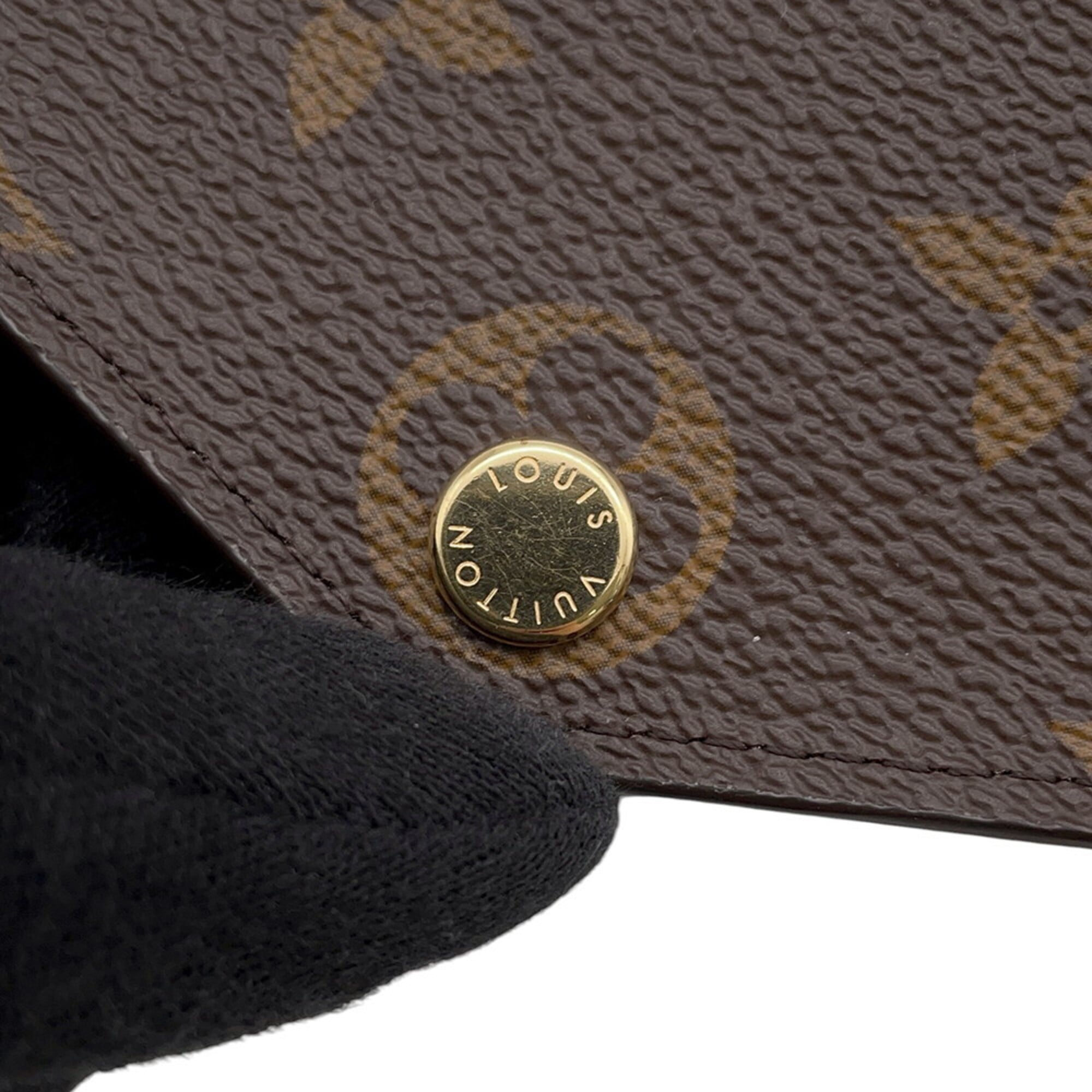 Louis Vuitton Monogram Brown Monogram Long Wallet (Bi-Fold) (Pre-Owned)