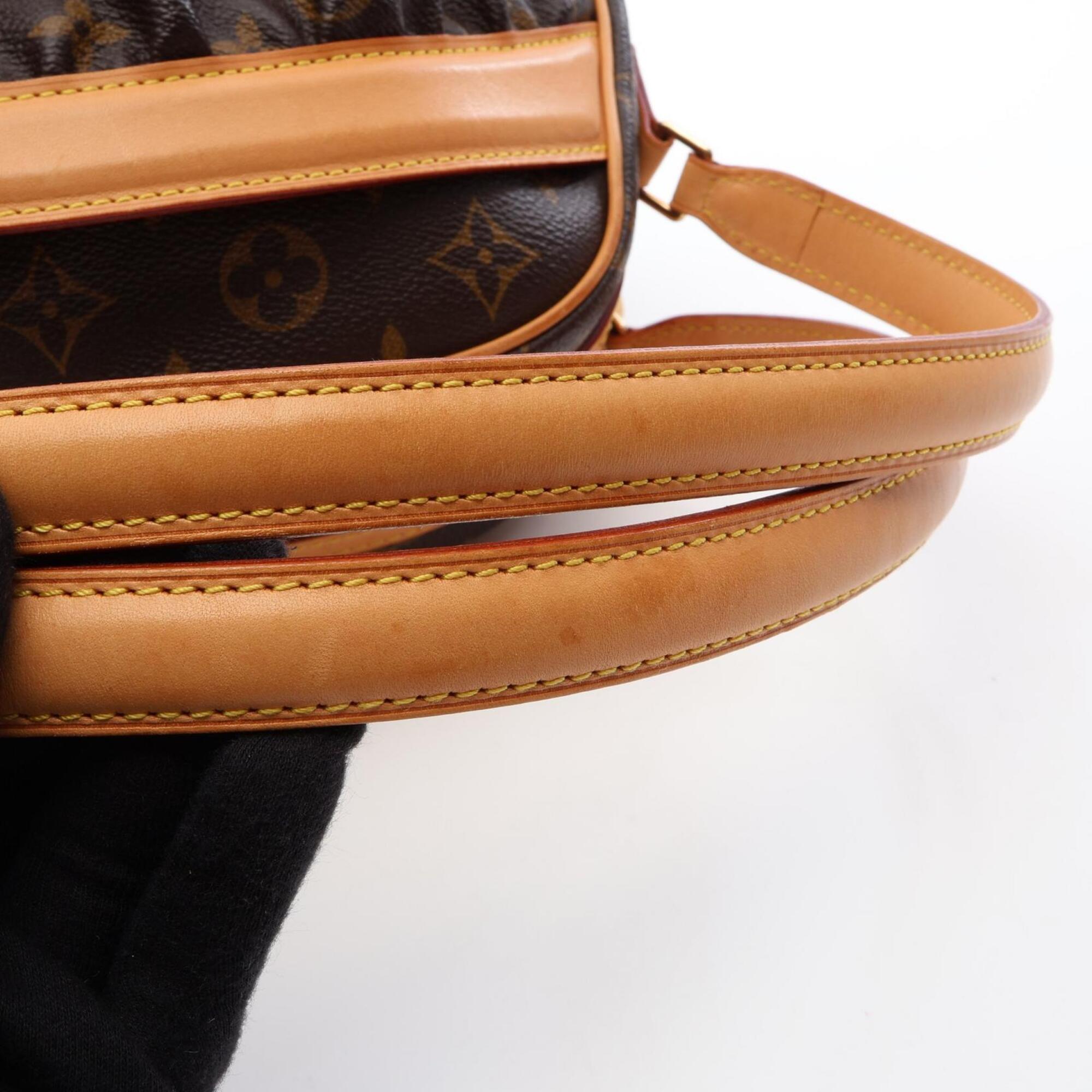 Louis Vuitton Brown Monogram Monogram Leather Handbag Shoulder Bag (Pre-Owned)