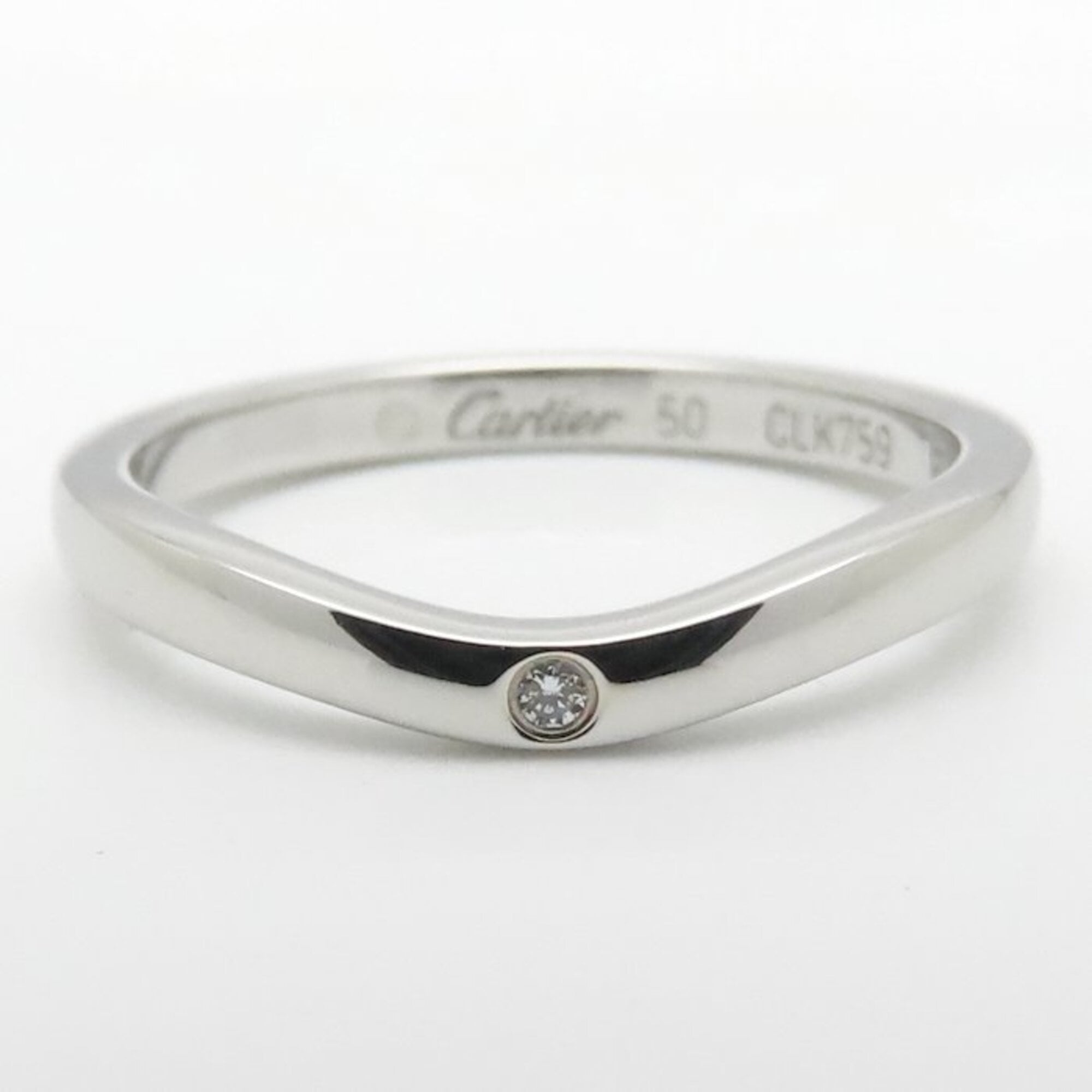 Cartier Platinum 950 Band Ring (Pre-Owned)