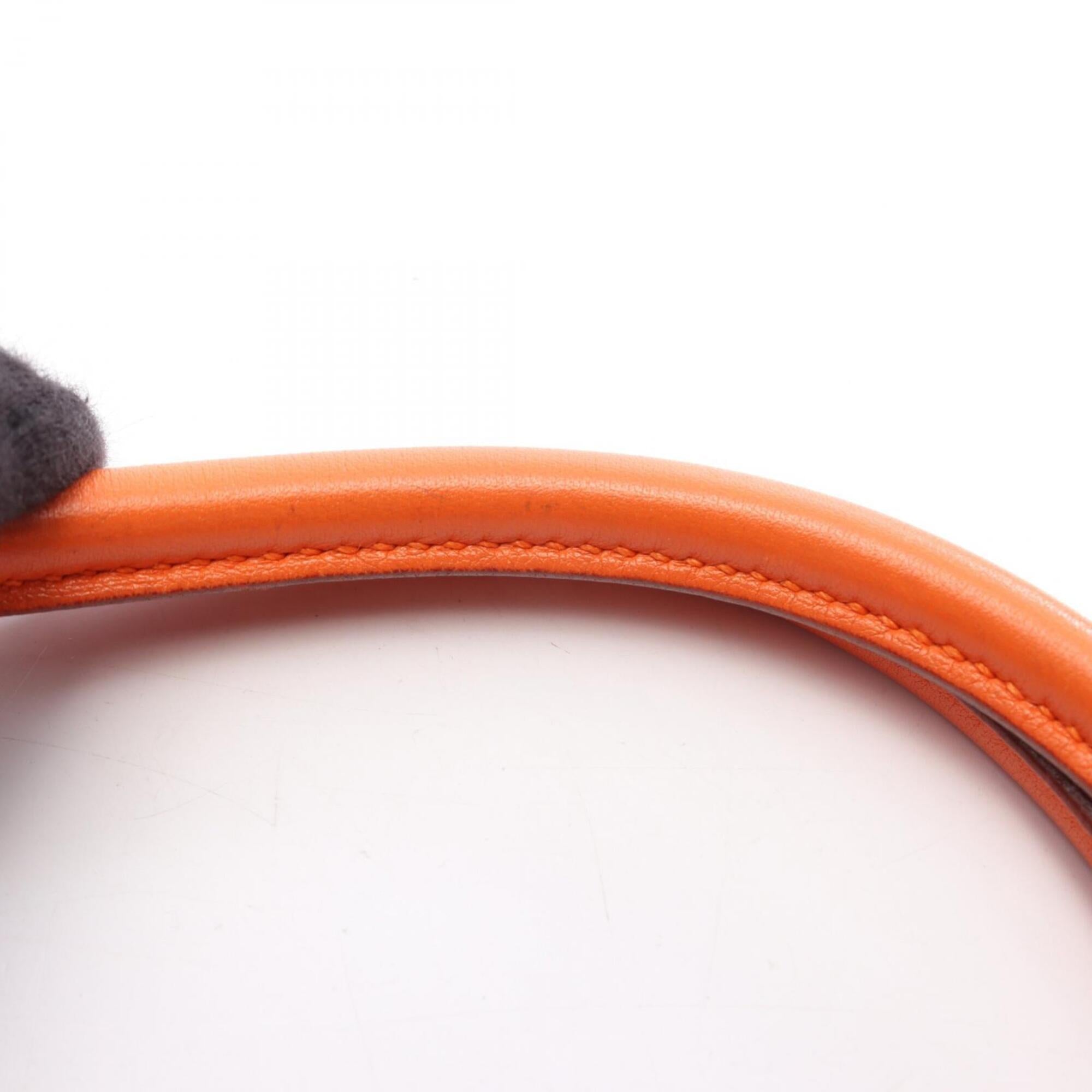 Hermes Orange Swift Leather Handbag (Pre-Owned)