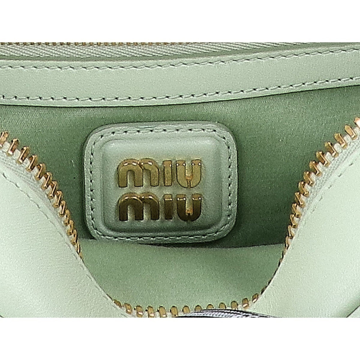 Miu Miu Leather Handbag Shoulder Bag (Pre-Owned)