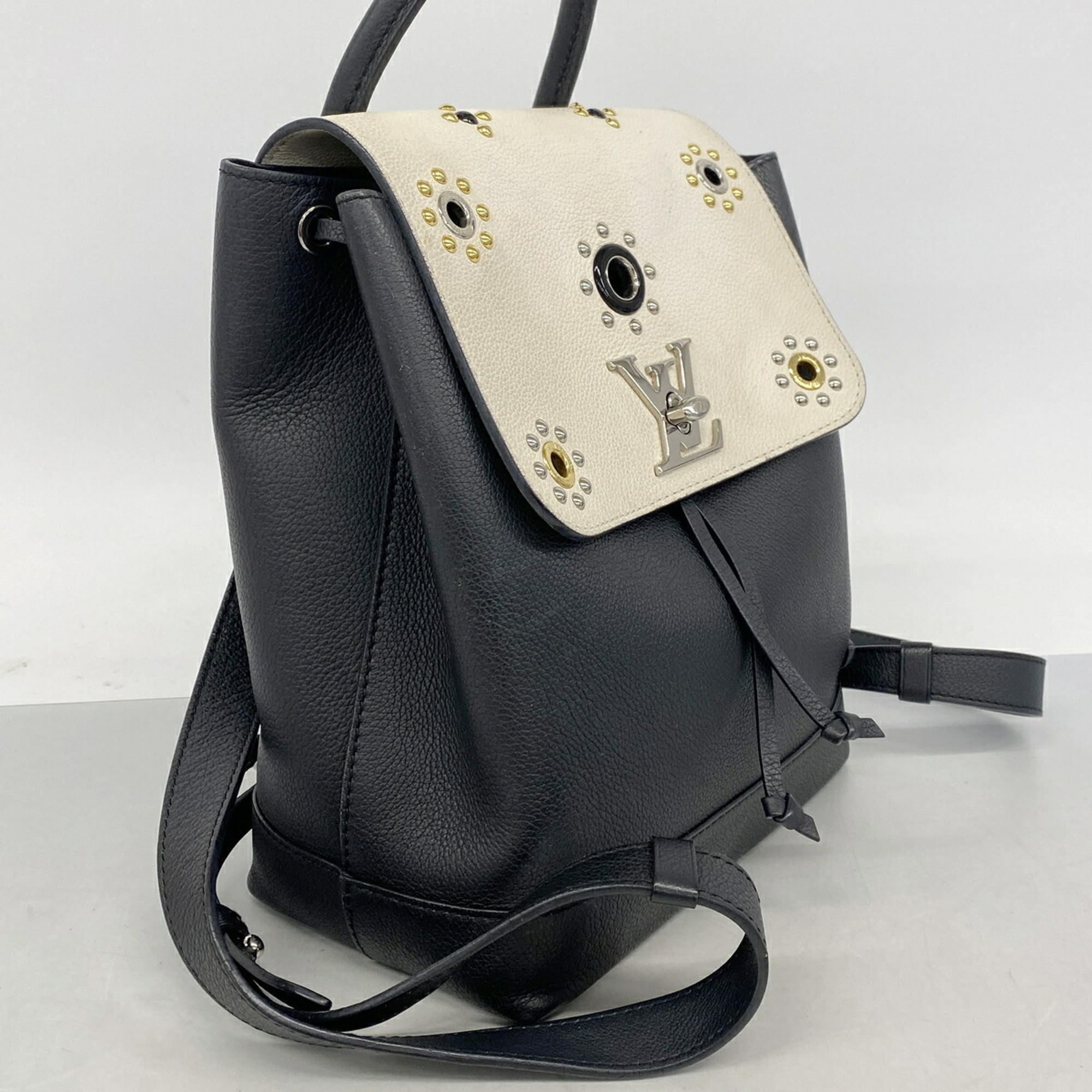 Louis Vuitton Black White Backpack (Pre-Owned)