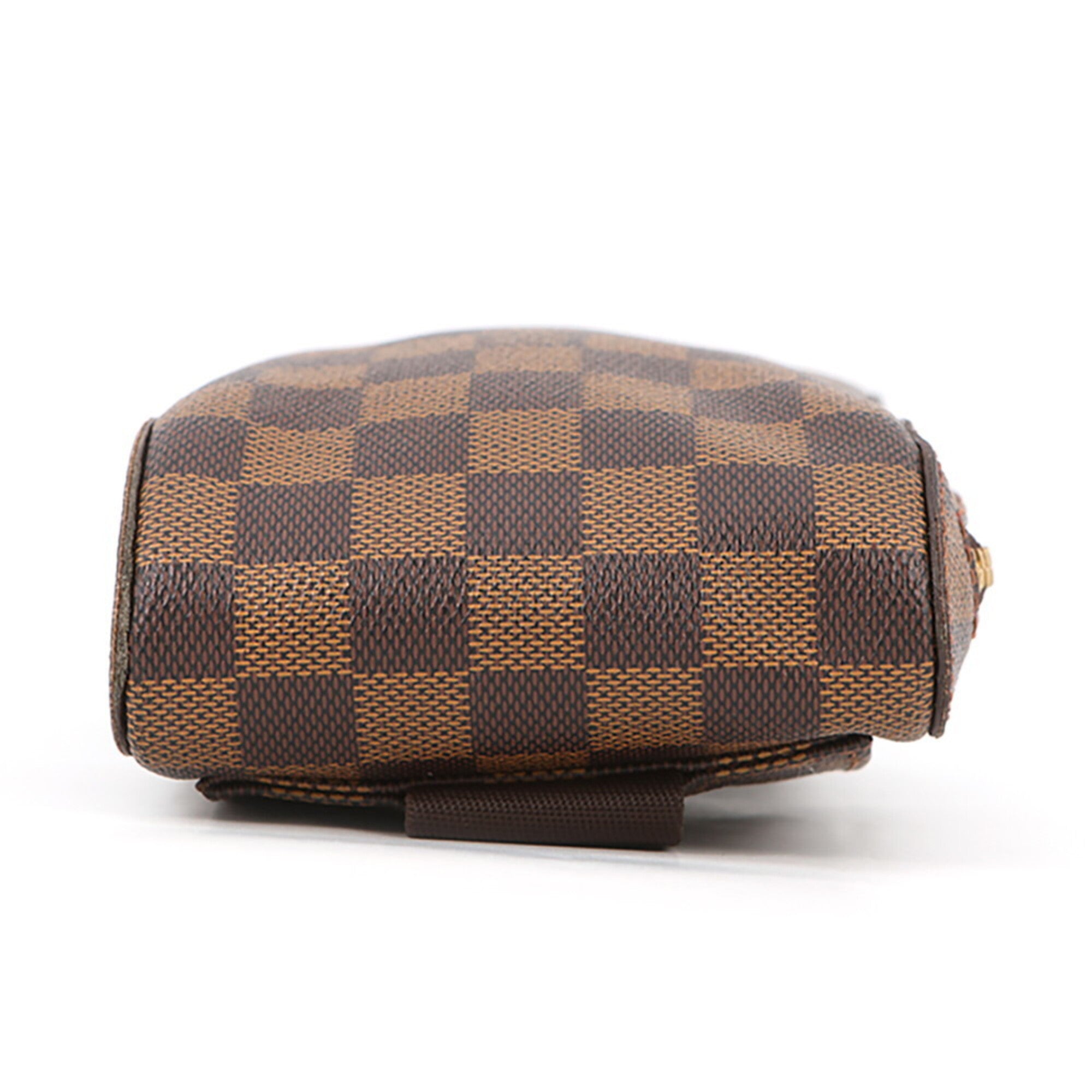 Louis Vuitton Brown Damier Canvas Ebene Damier Canvas Handbag Pouch Shoulder Bag Sling Bag (Pre-Owned)