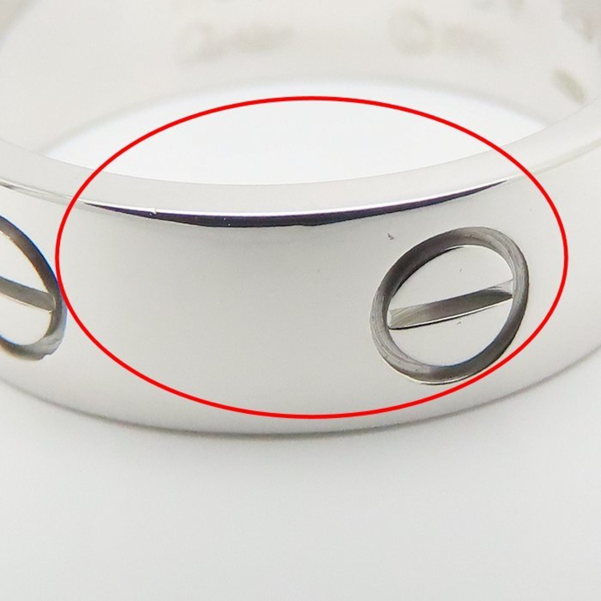 Cartier White Gold (18K) Band Ring (Pre-Owned)